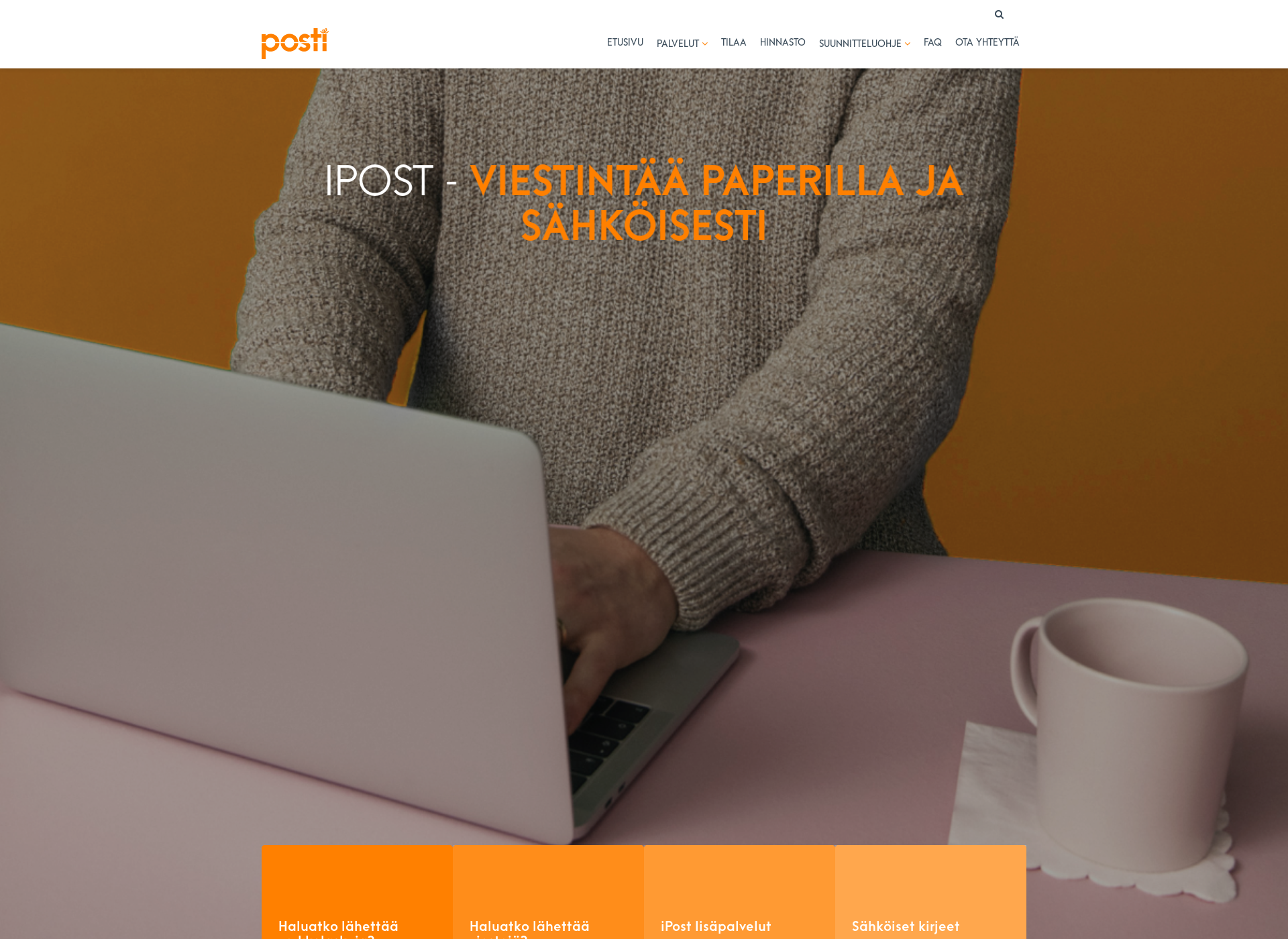 Screenshot for ipost.fi