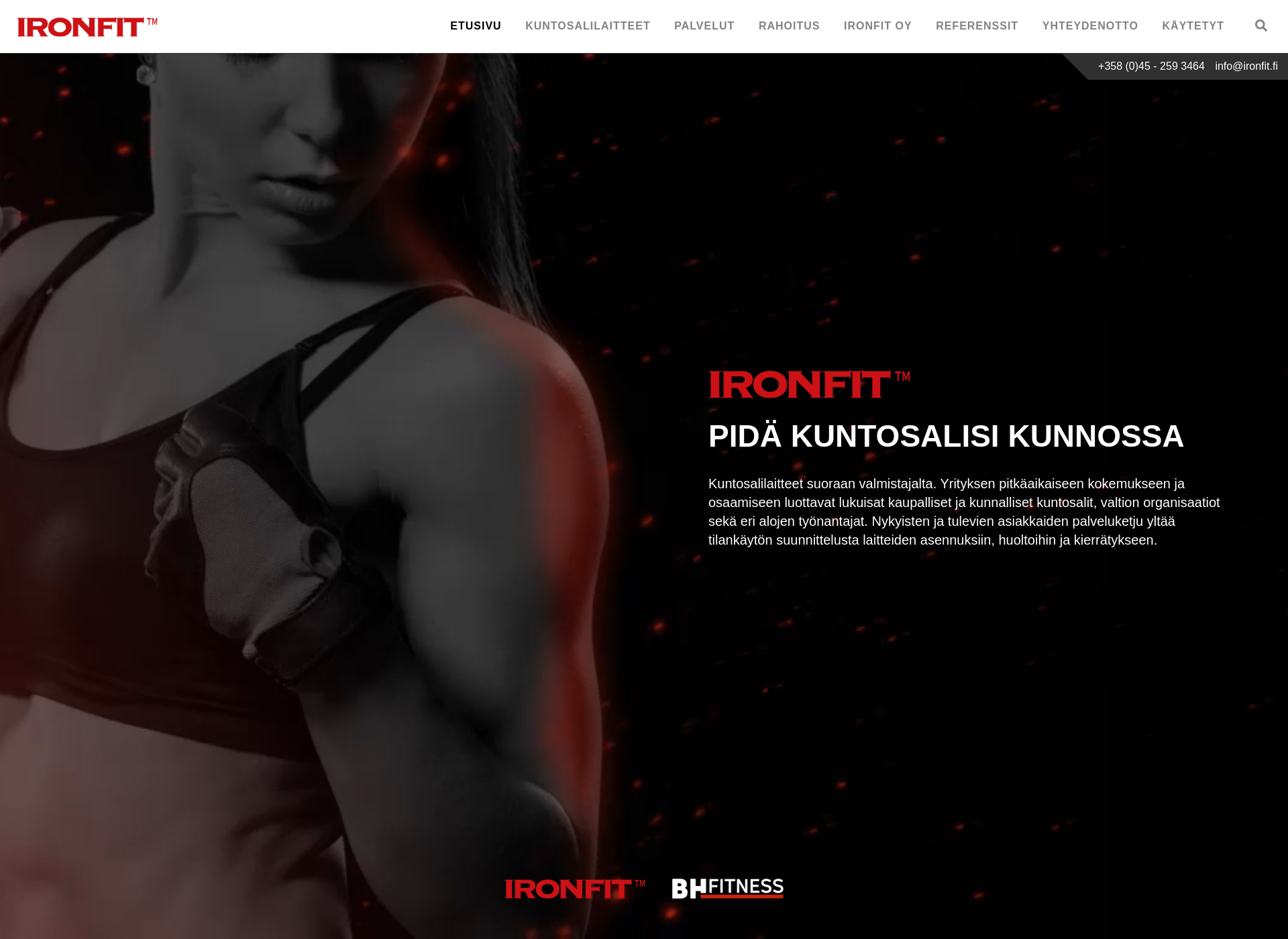 Screenshot for ironfit.fi