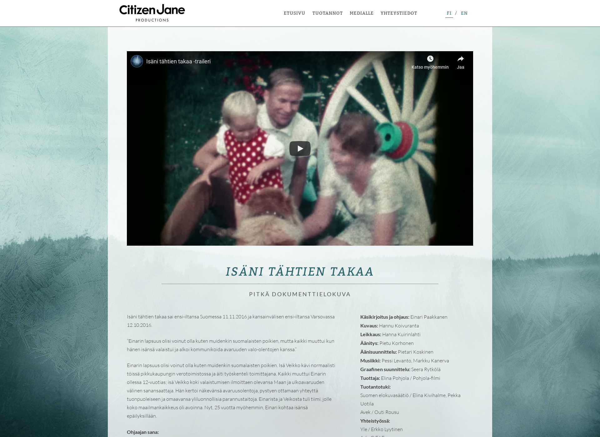 Screenshot for isanitahtientakaa.fi
