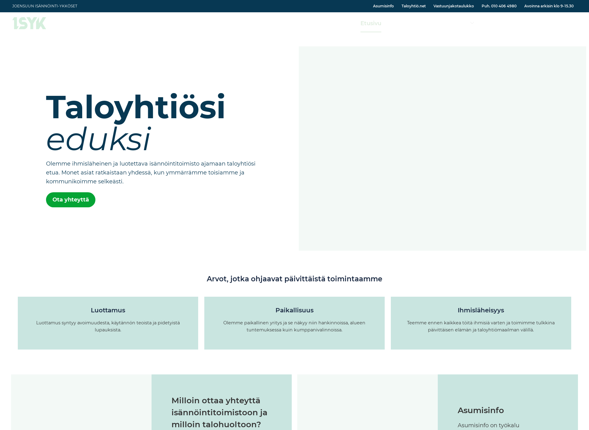 Screenshot for isannointi-ykkoset.fi