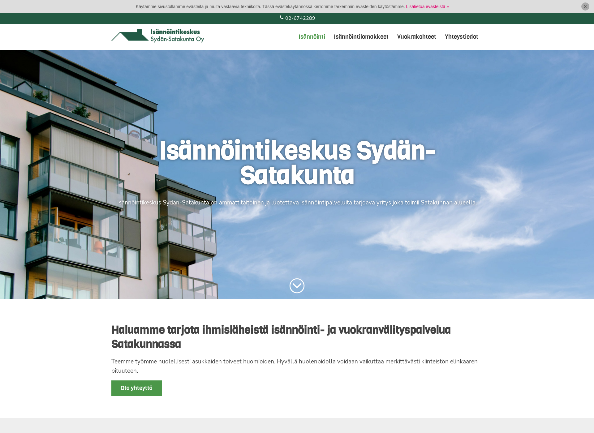 Screenshot for isannointikeskus.net