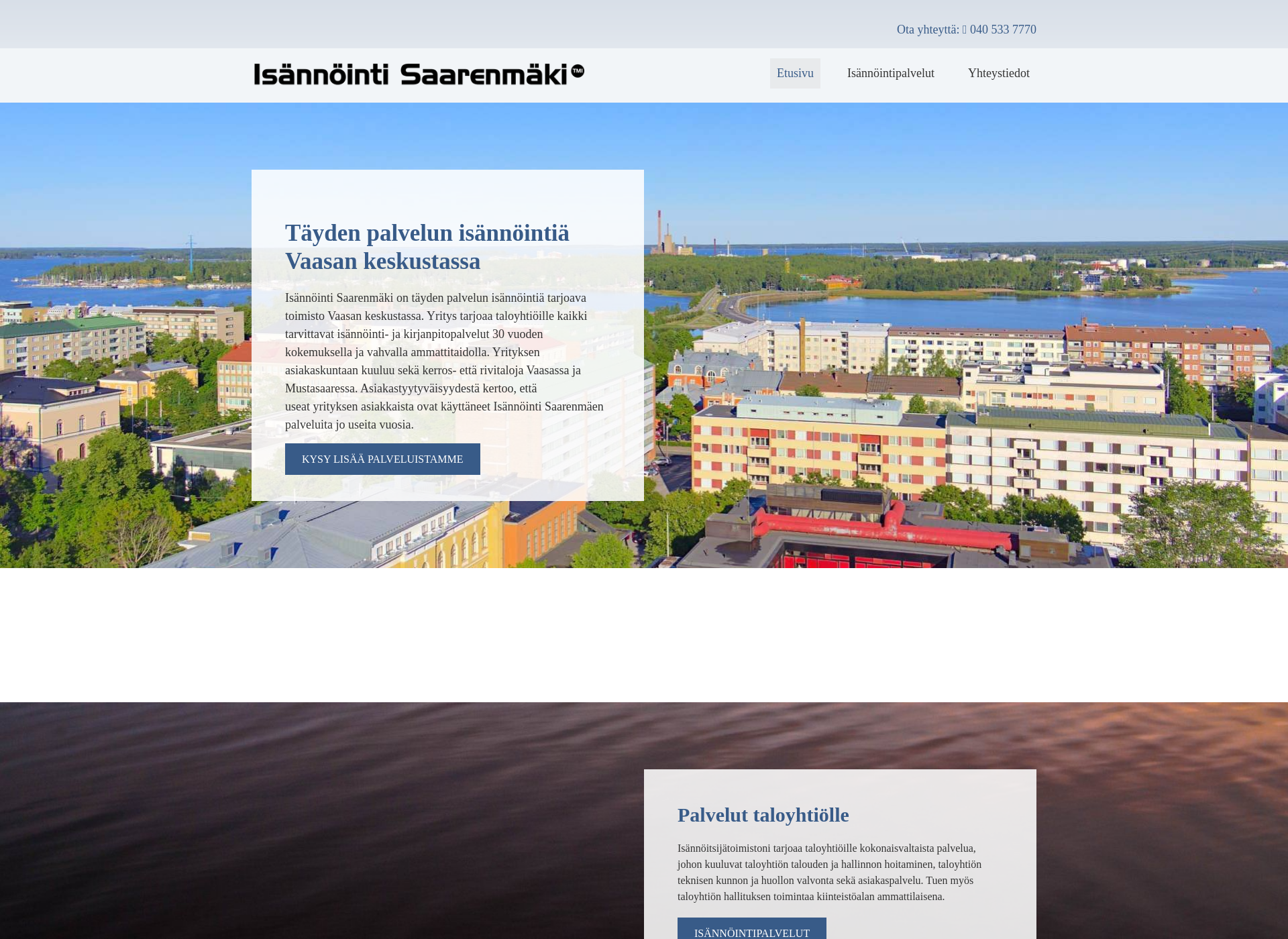 Screenshot for isannointisaarenmaki.fi