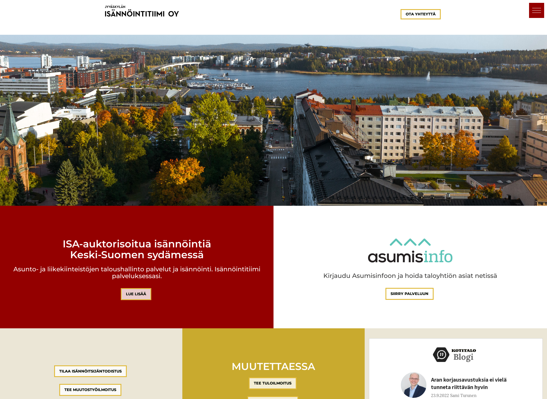 Screenshot for isannointitiimi.fi