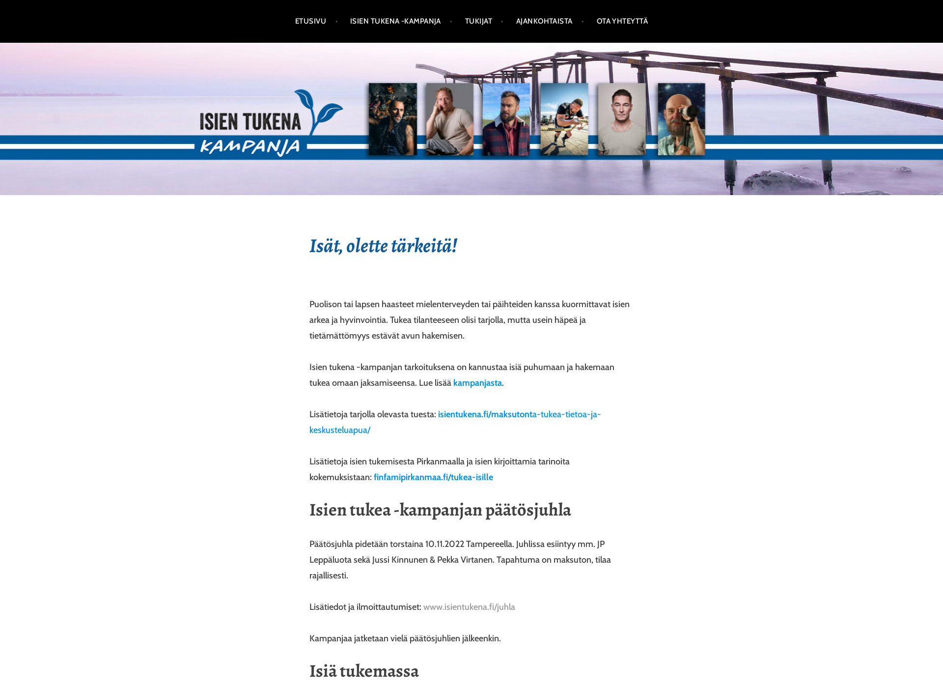 Screenshot for isientukena.fi