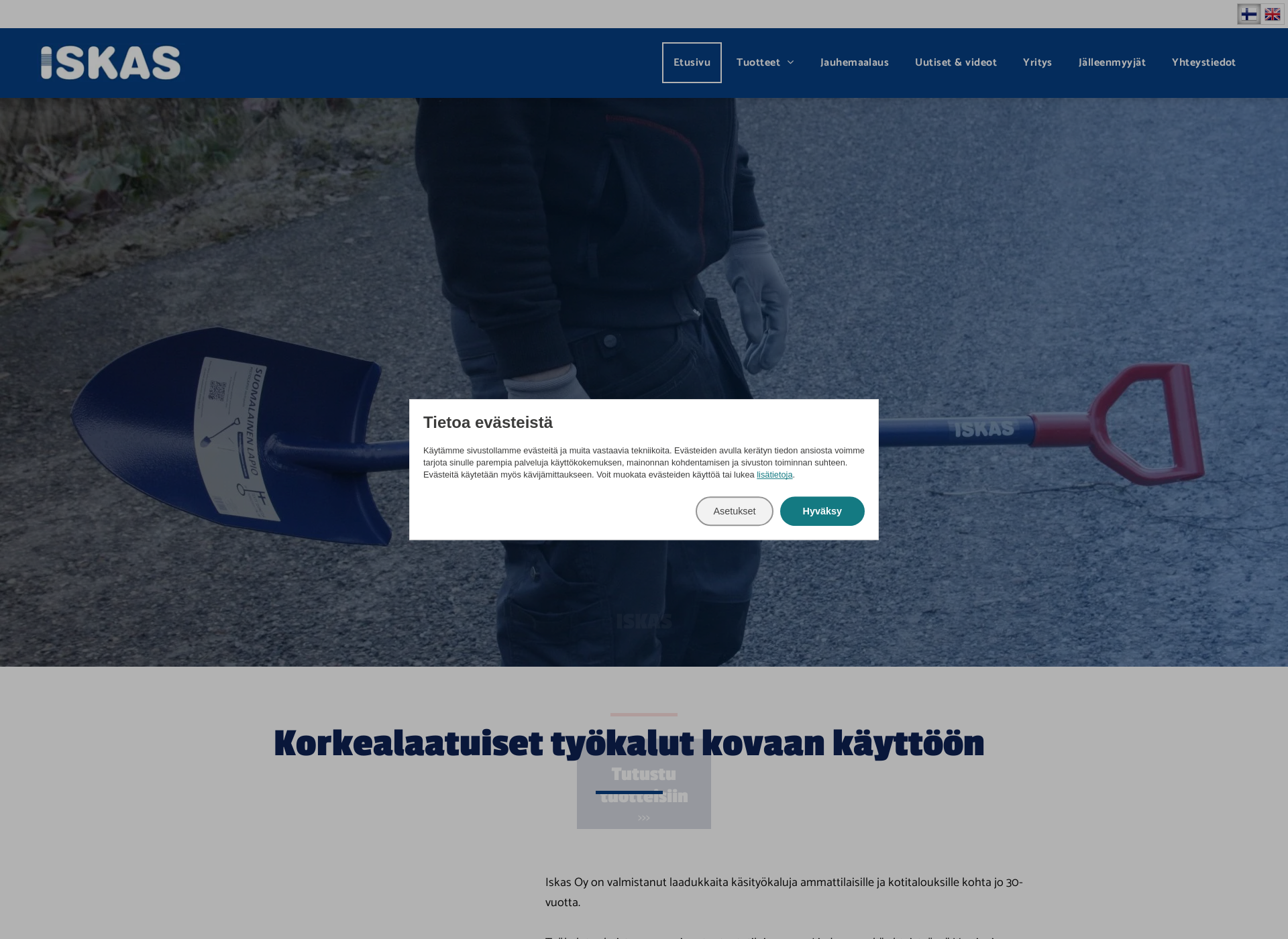 Screenshot for iskas.fi
