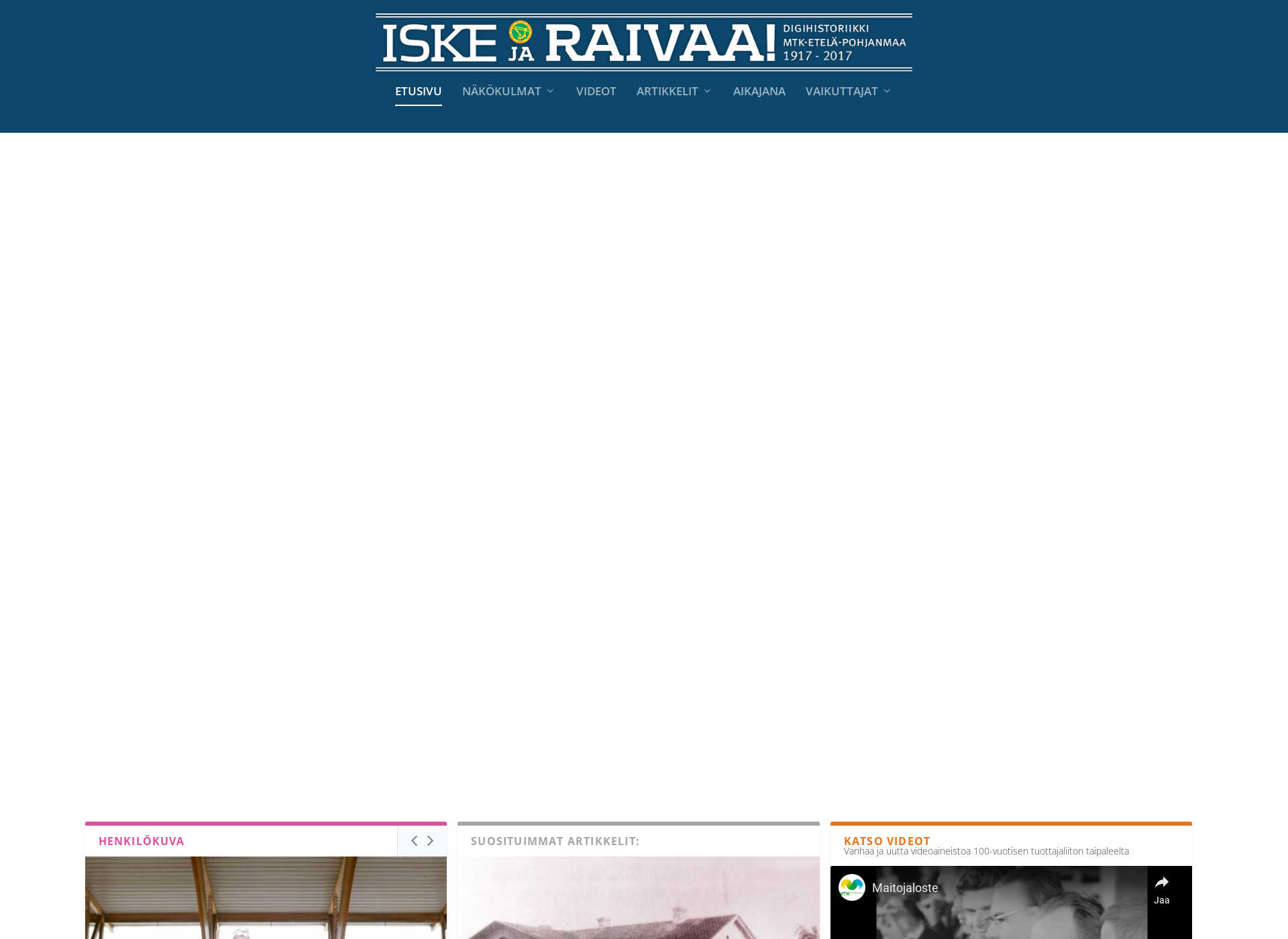 Skärmdump för iskejaraivaa.fi