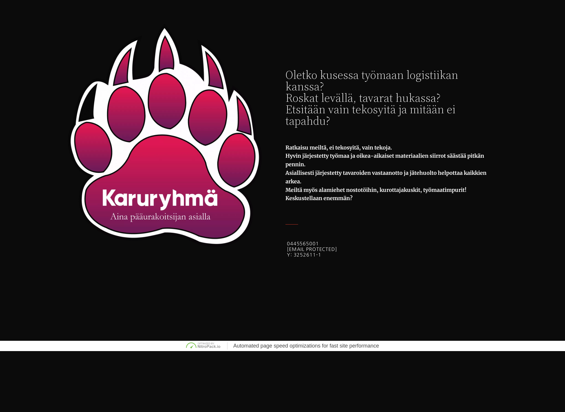 Screenshot for iskuryhma.fi