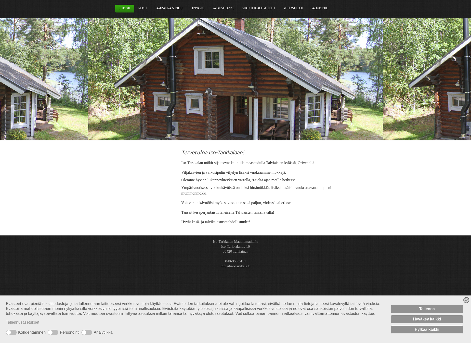 Screenshot for iso-tarkkala.fi