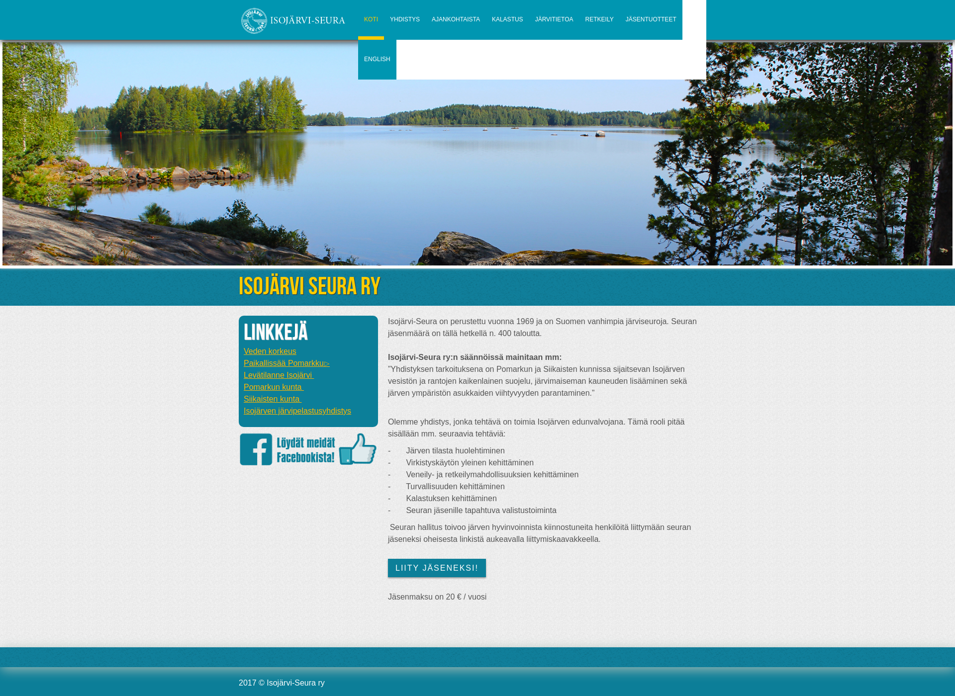 Screenshot for isojarviseura.fi