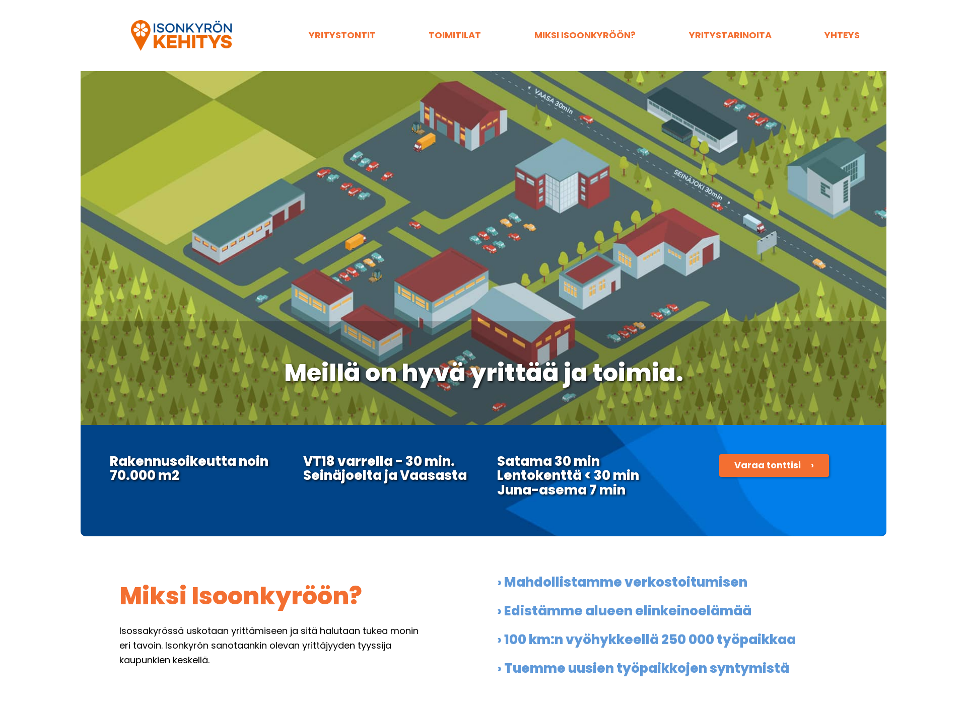Screenshot for isonkyronkehitys.fi