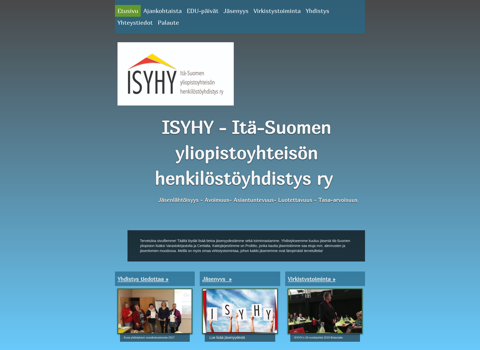 Screenshot for isyhy.fi
