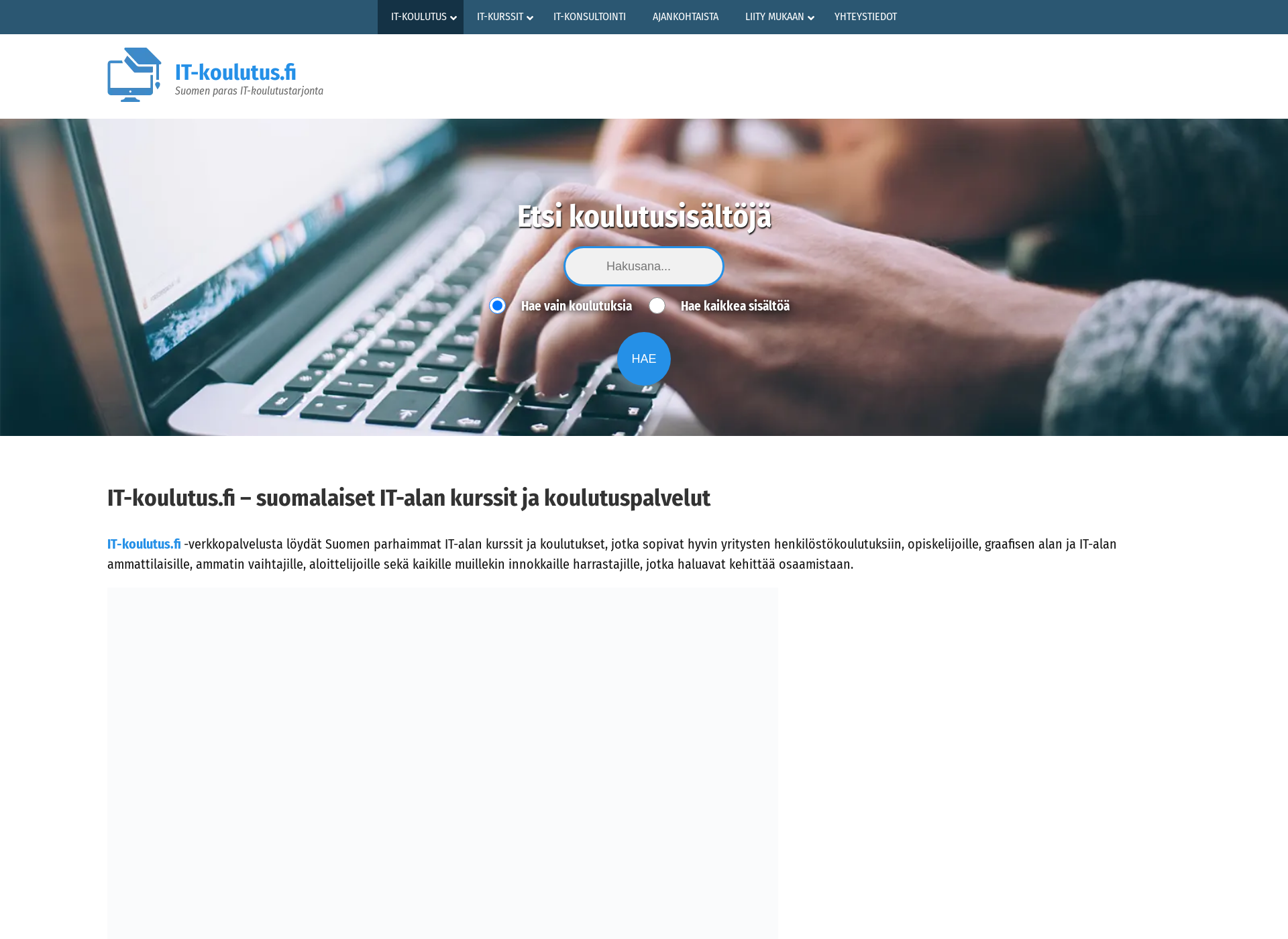Screenshot for it-konsultointi.fi