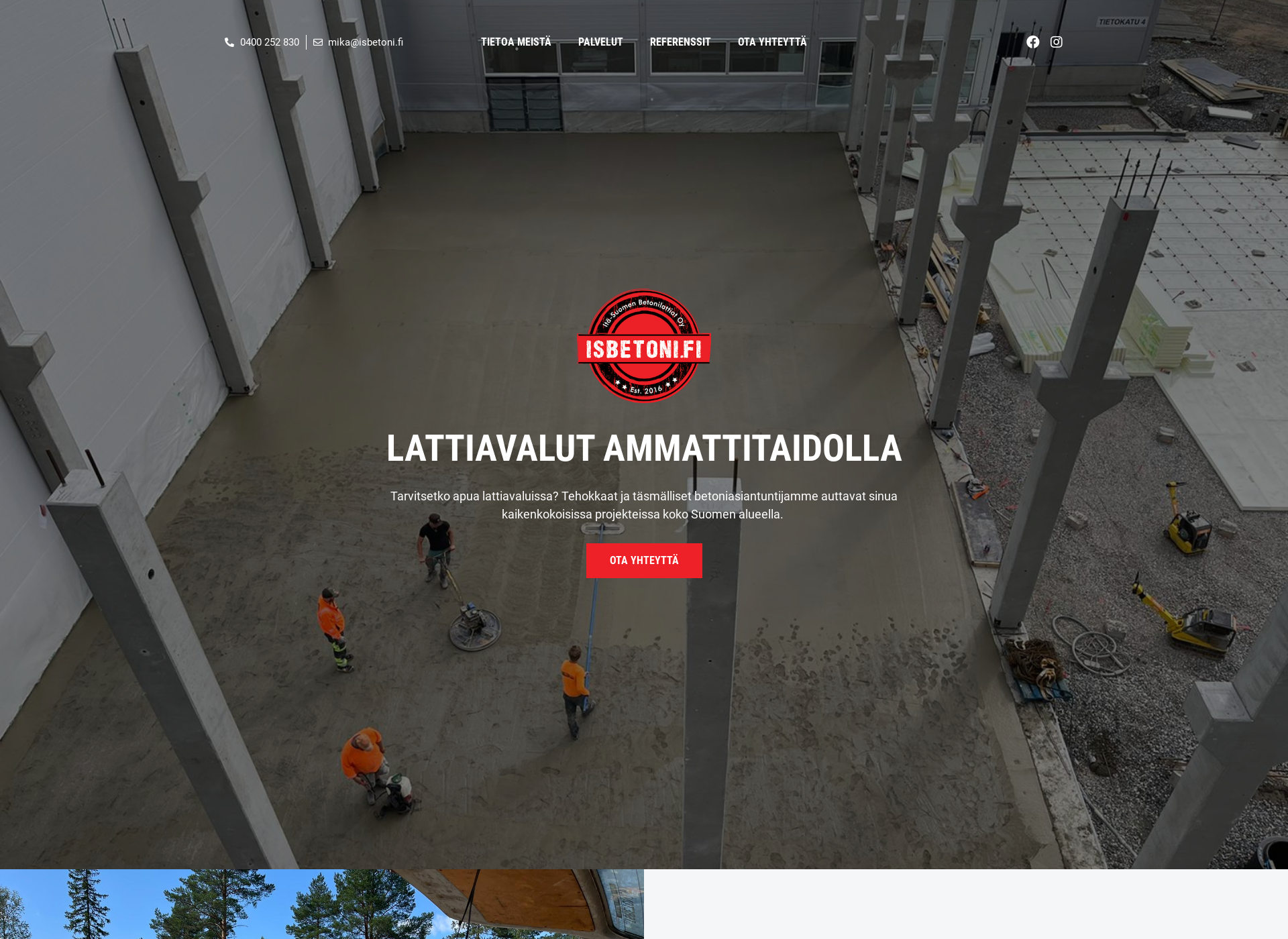Screenshot for ita-suomenbetonilattiat.fi