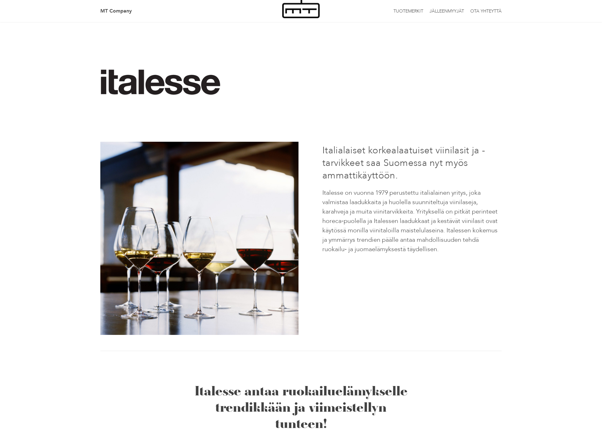 Screenshot for italesse.fi