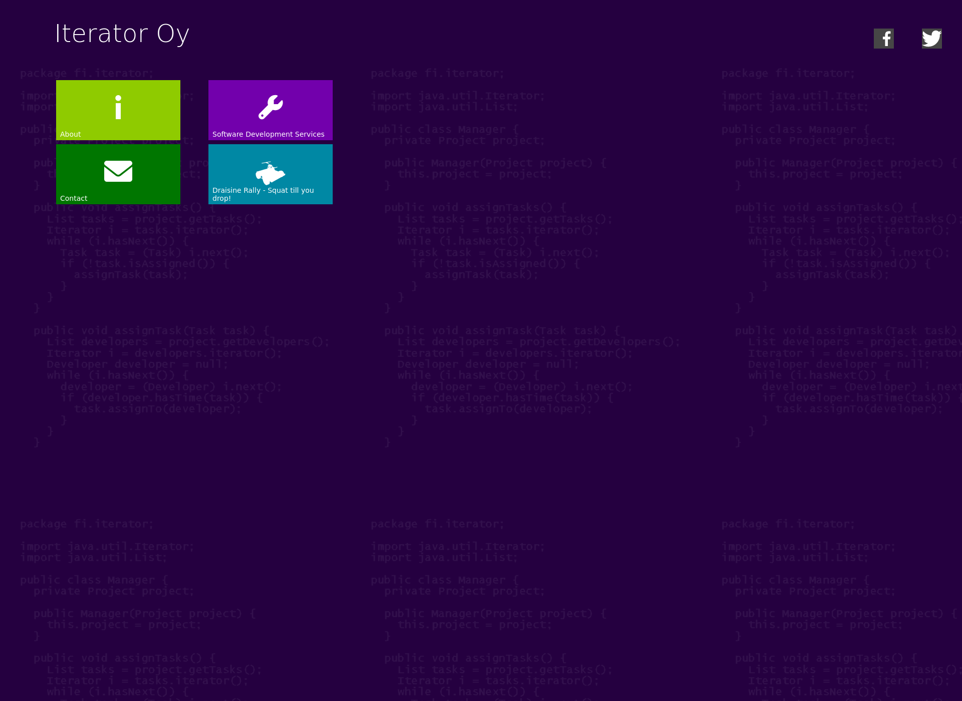 Screenshot for iterator.fi