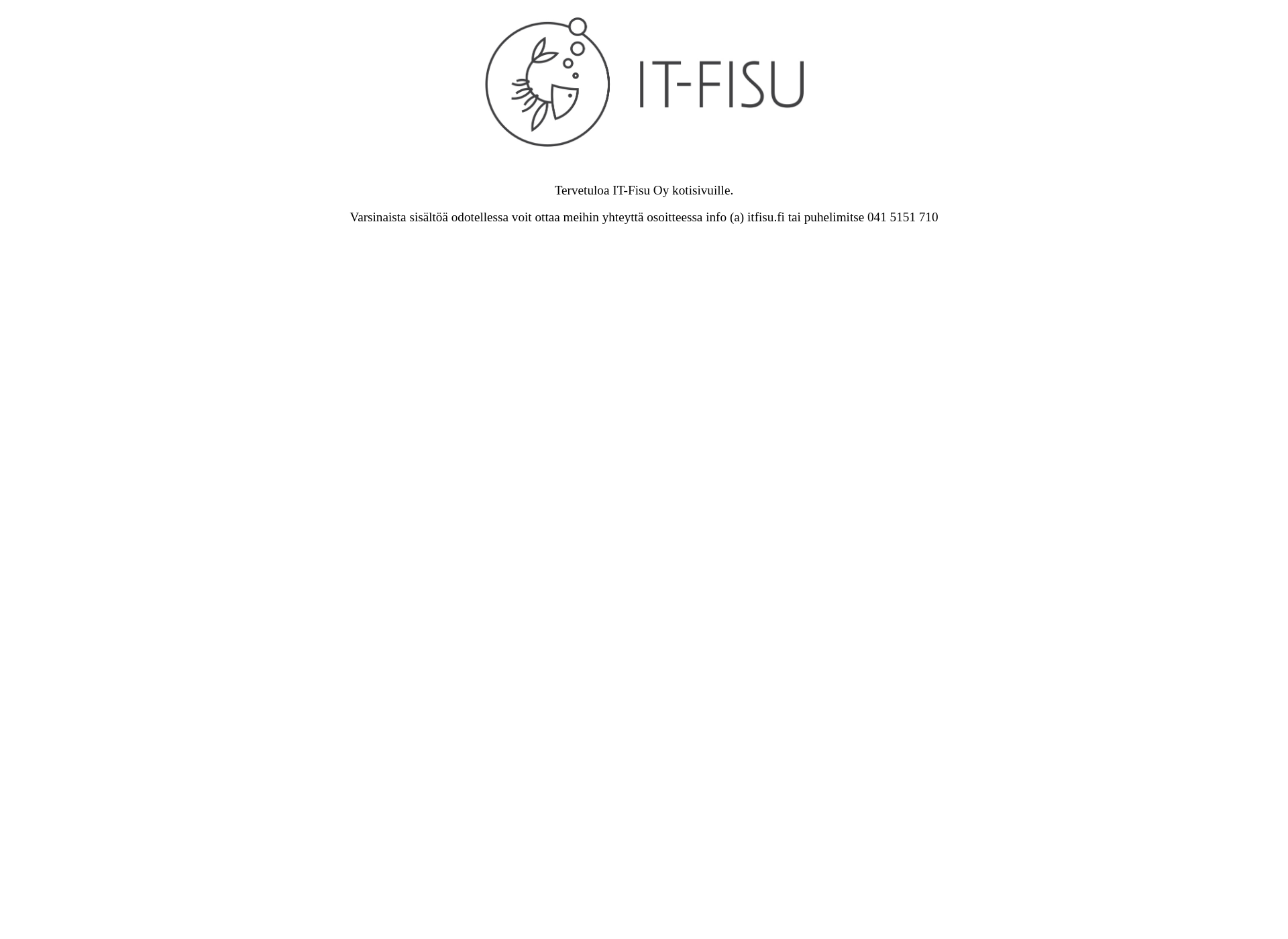 Skärmdump för itfisu.fi