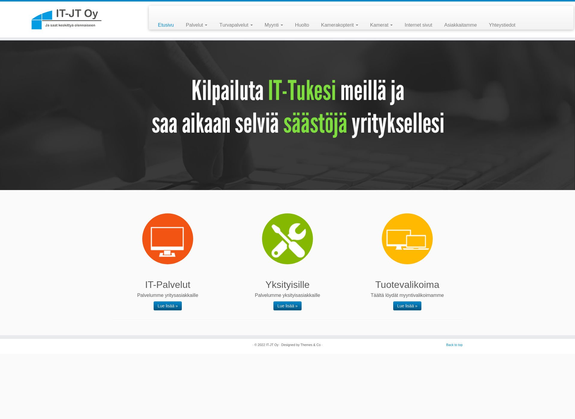 Screenshot for itjt.fi