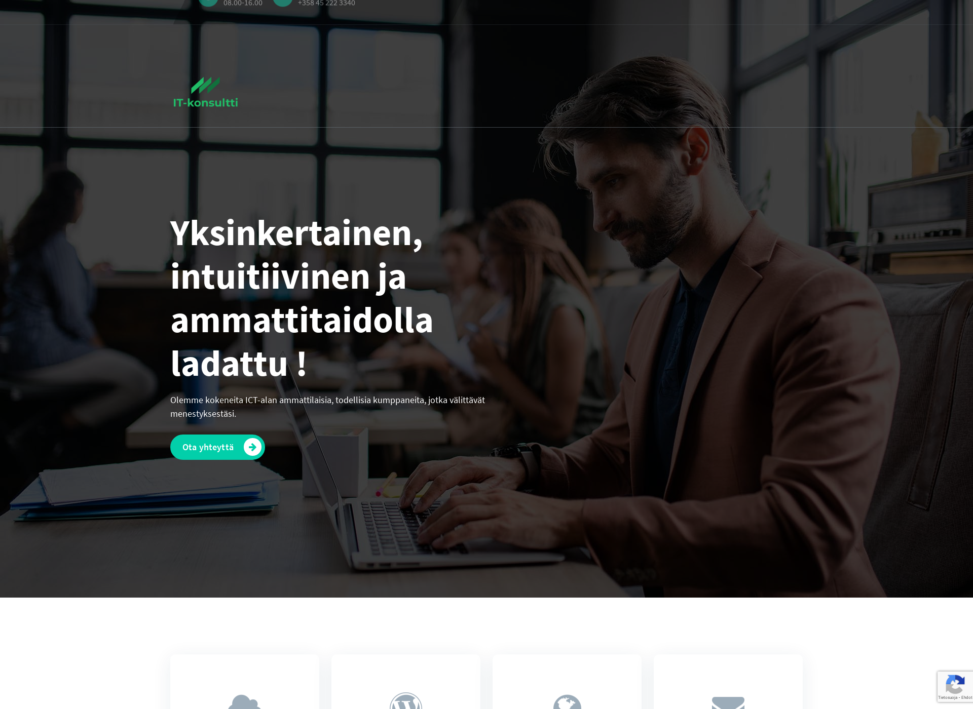 Screenshot for itkonsultti.fi