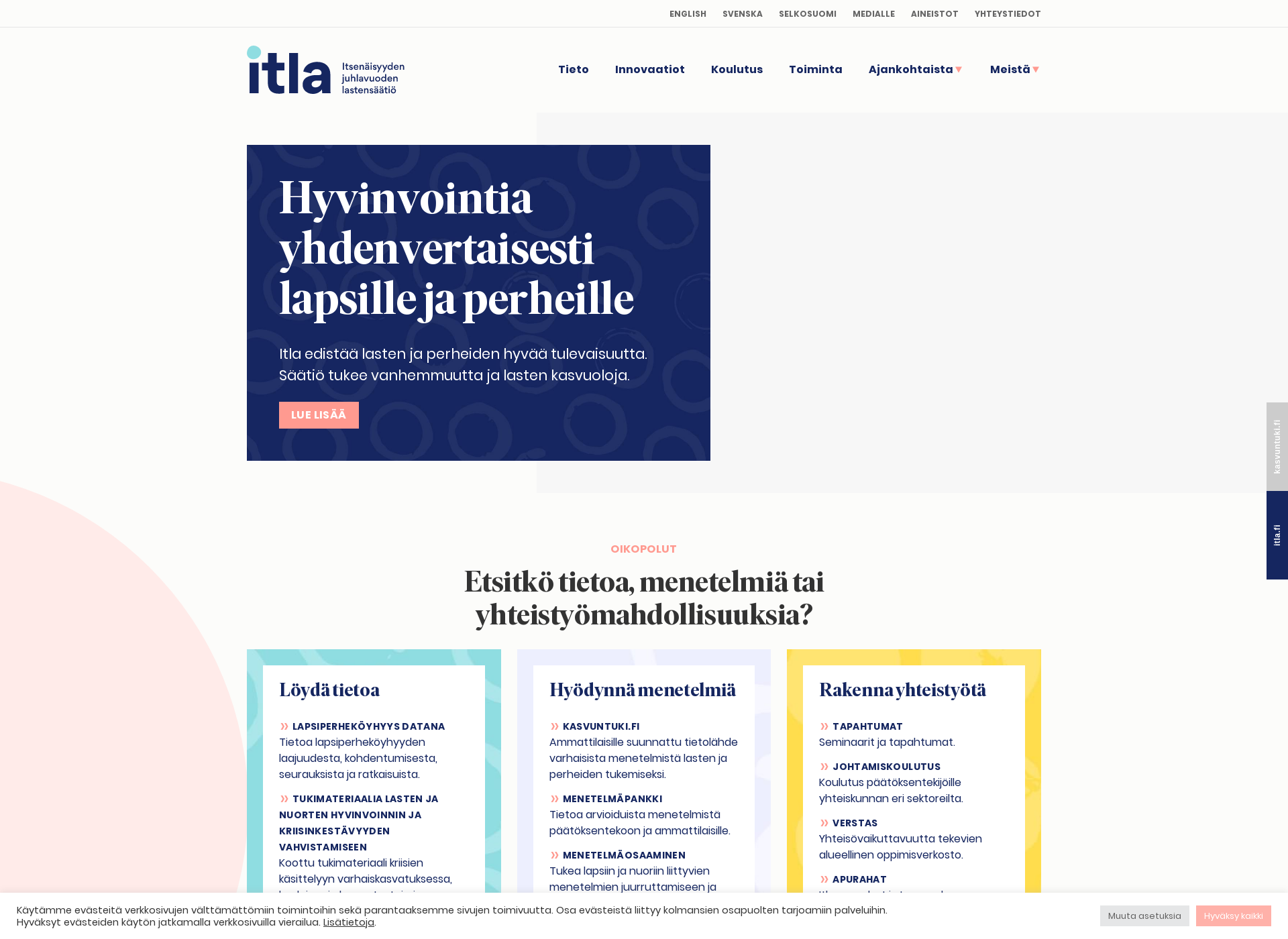 Screenshot for itla.fi