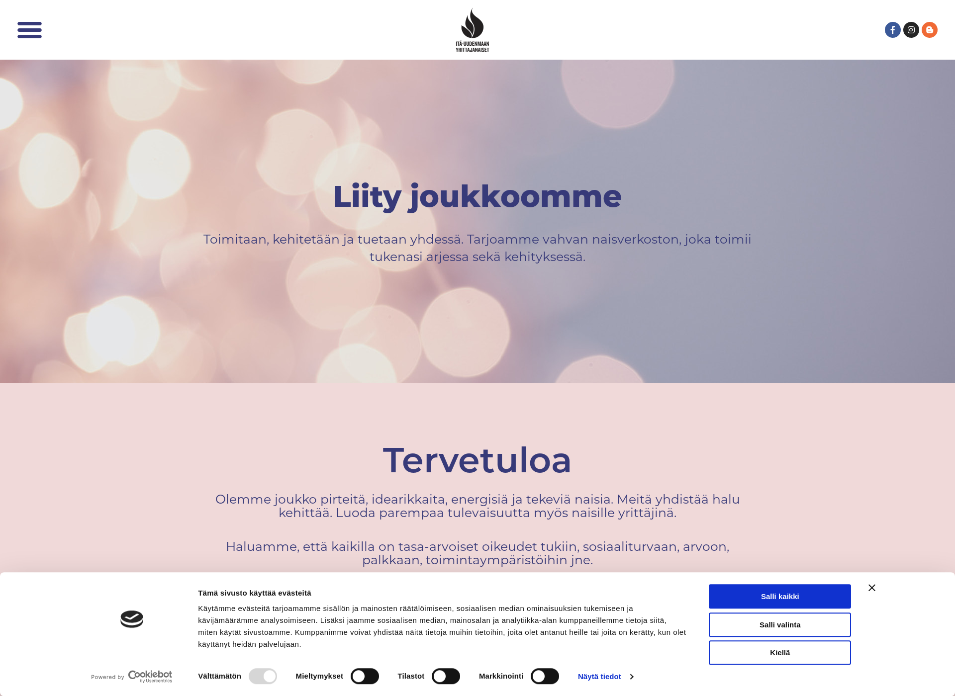 Skärmdump för iuynaiset.fi