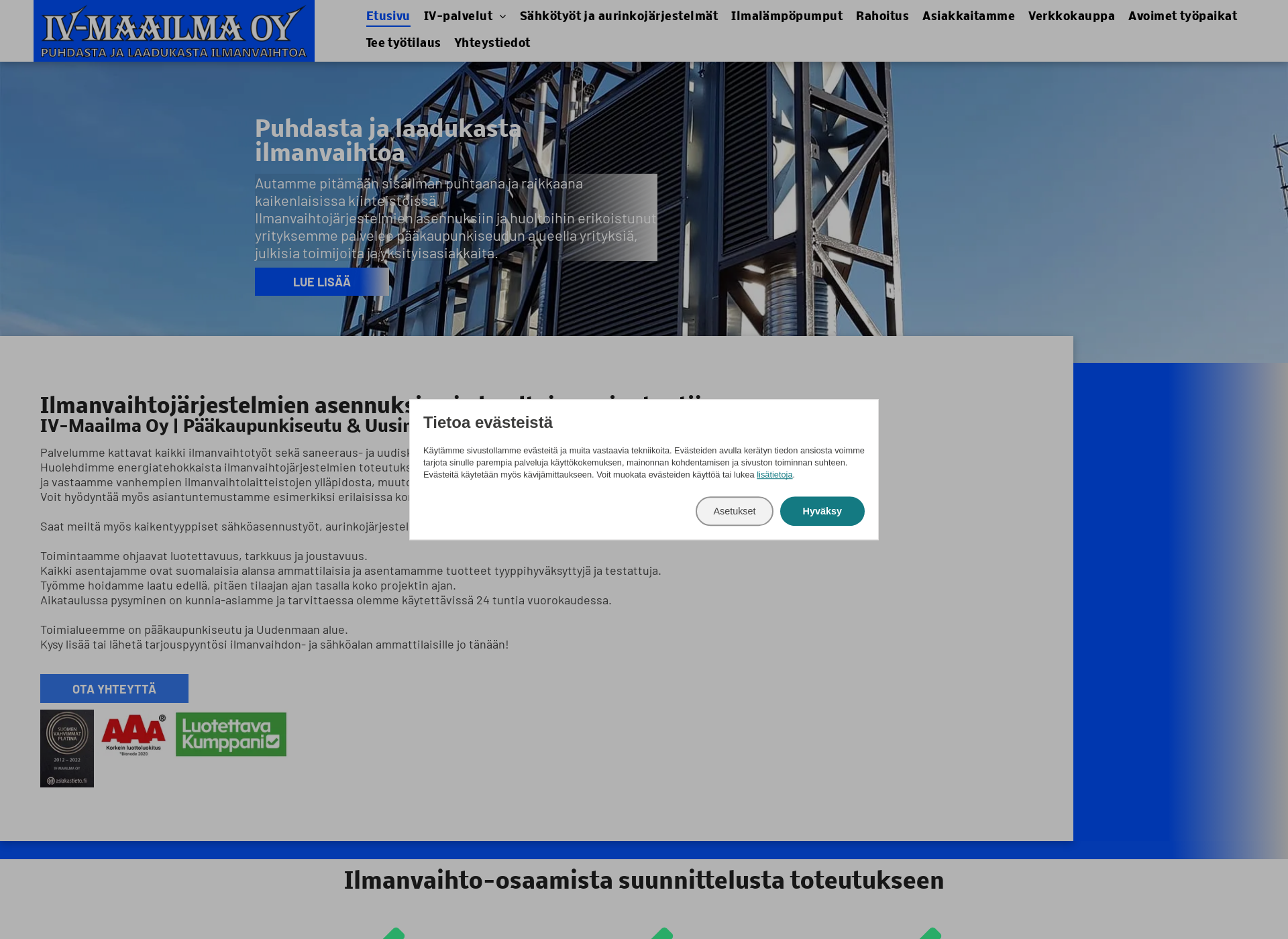 Screenshot for iv-maailma.fi