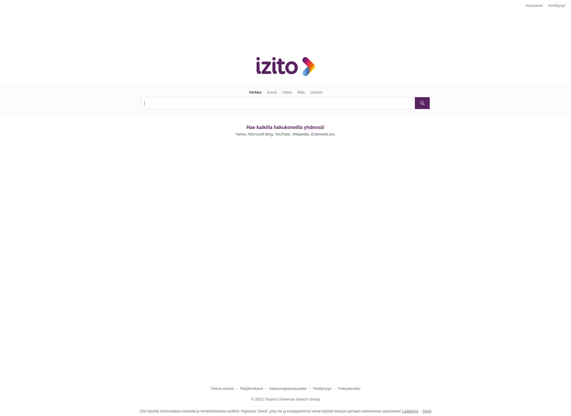 Screenshot for izito.fi