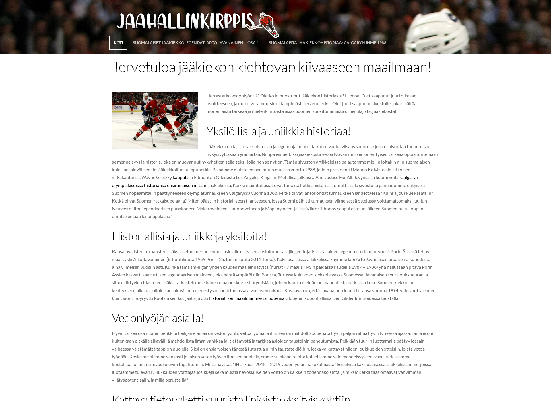 Screenshot for jaahallinkirppis.fi