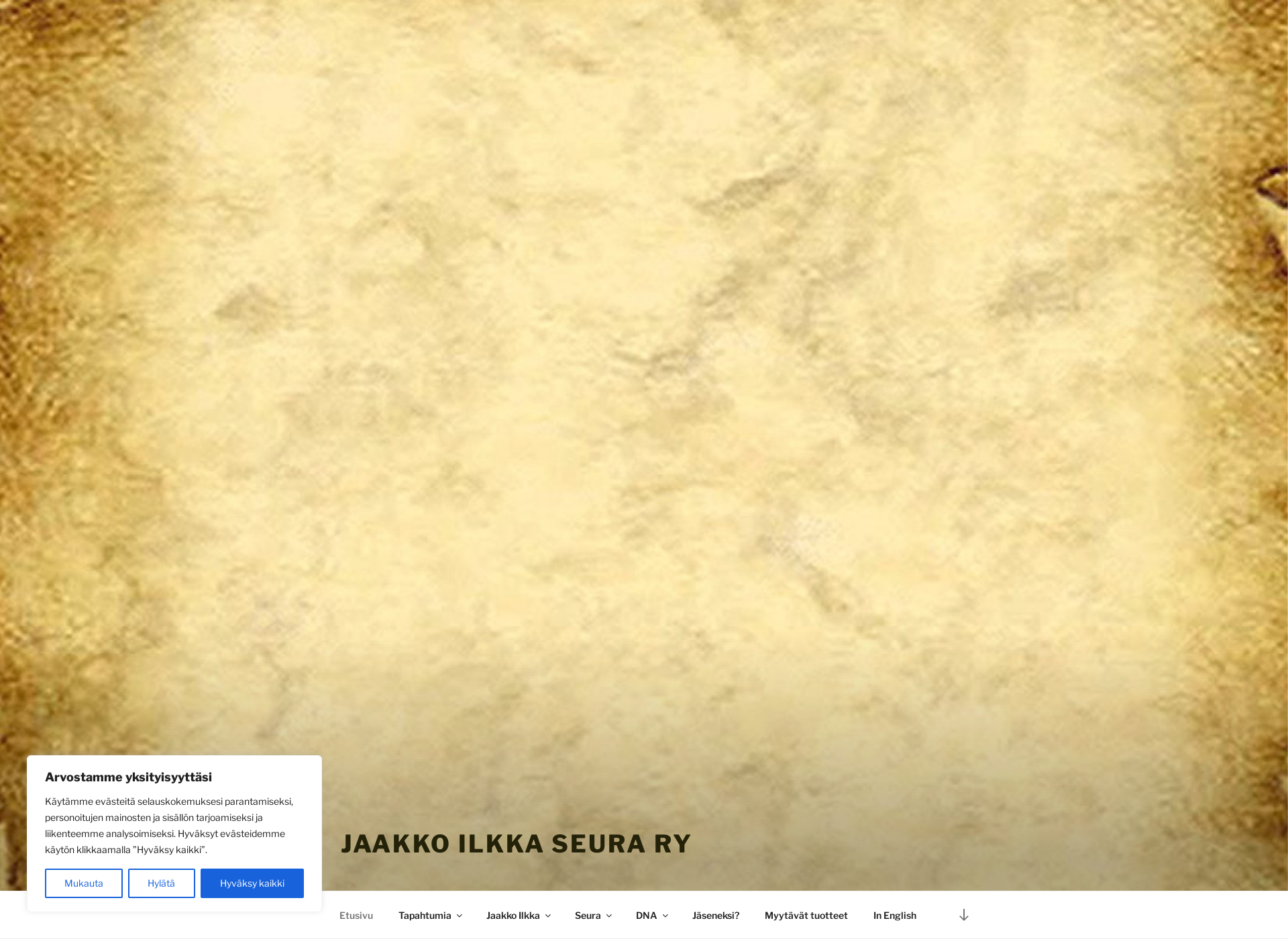 Skärmdump för jaakkoilkka.fi