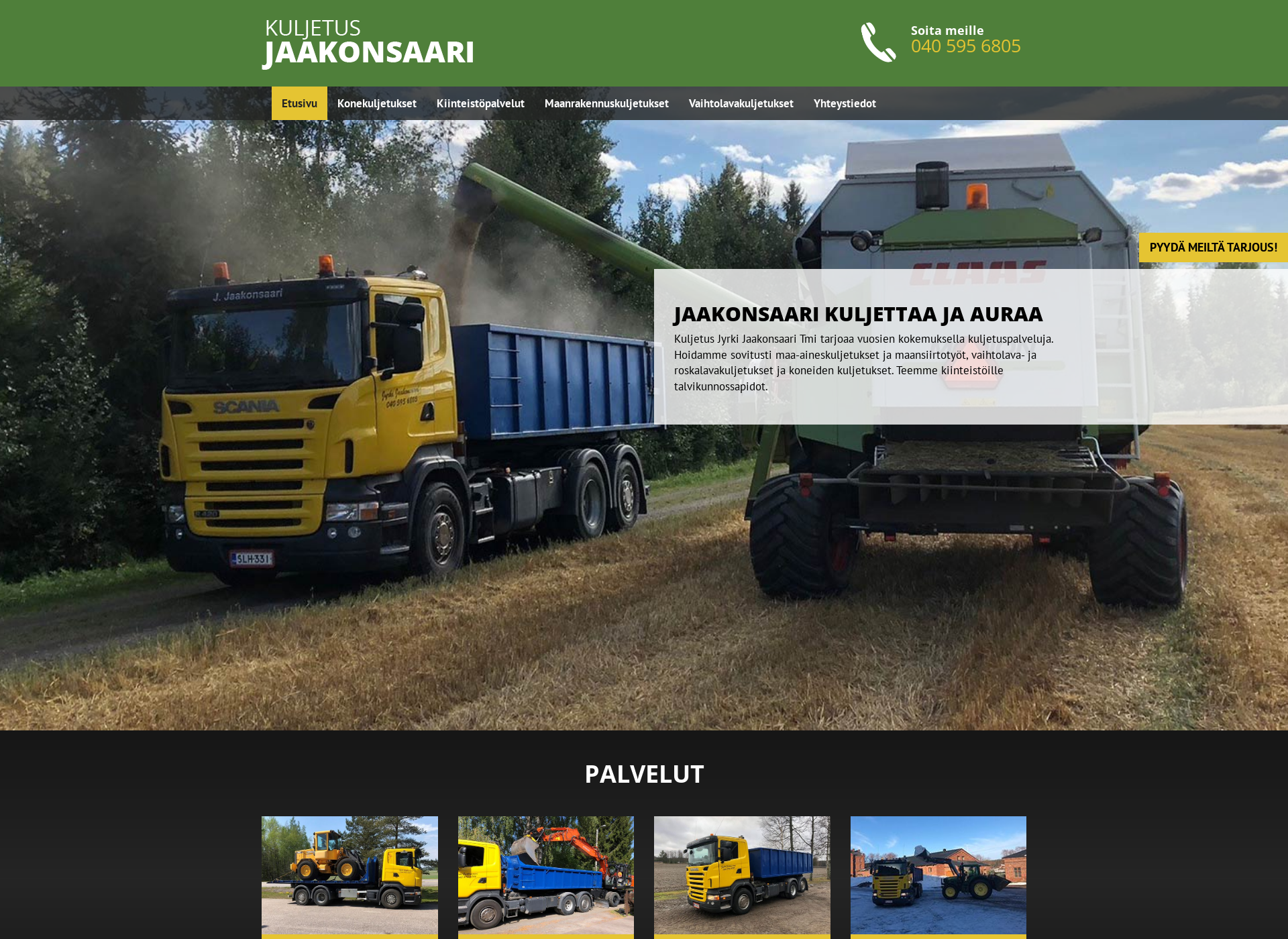 Screenshot for jaakonsaari.fi