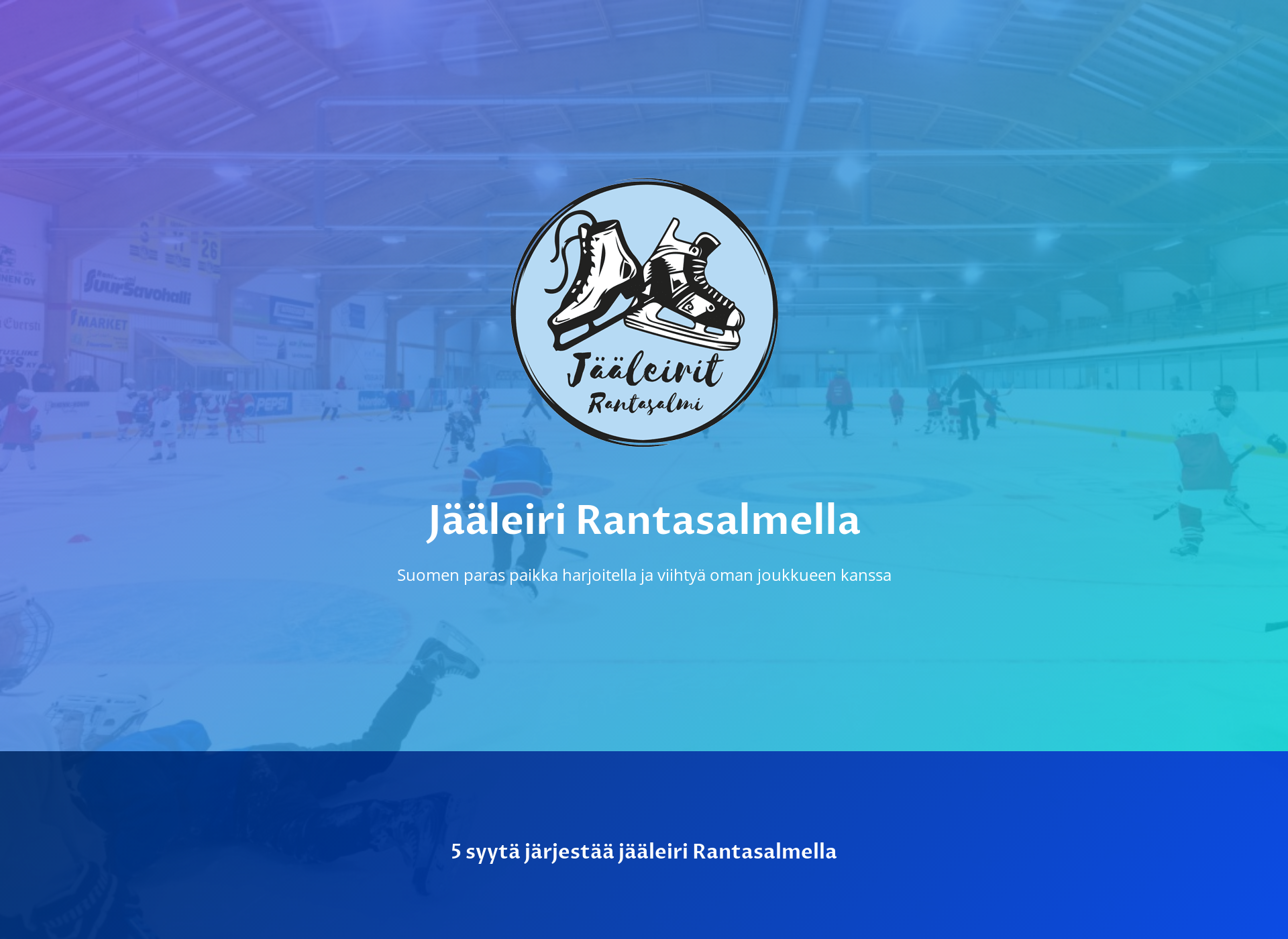 Skärmdump för jaaleirit.fi