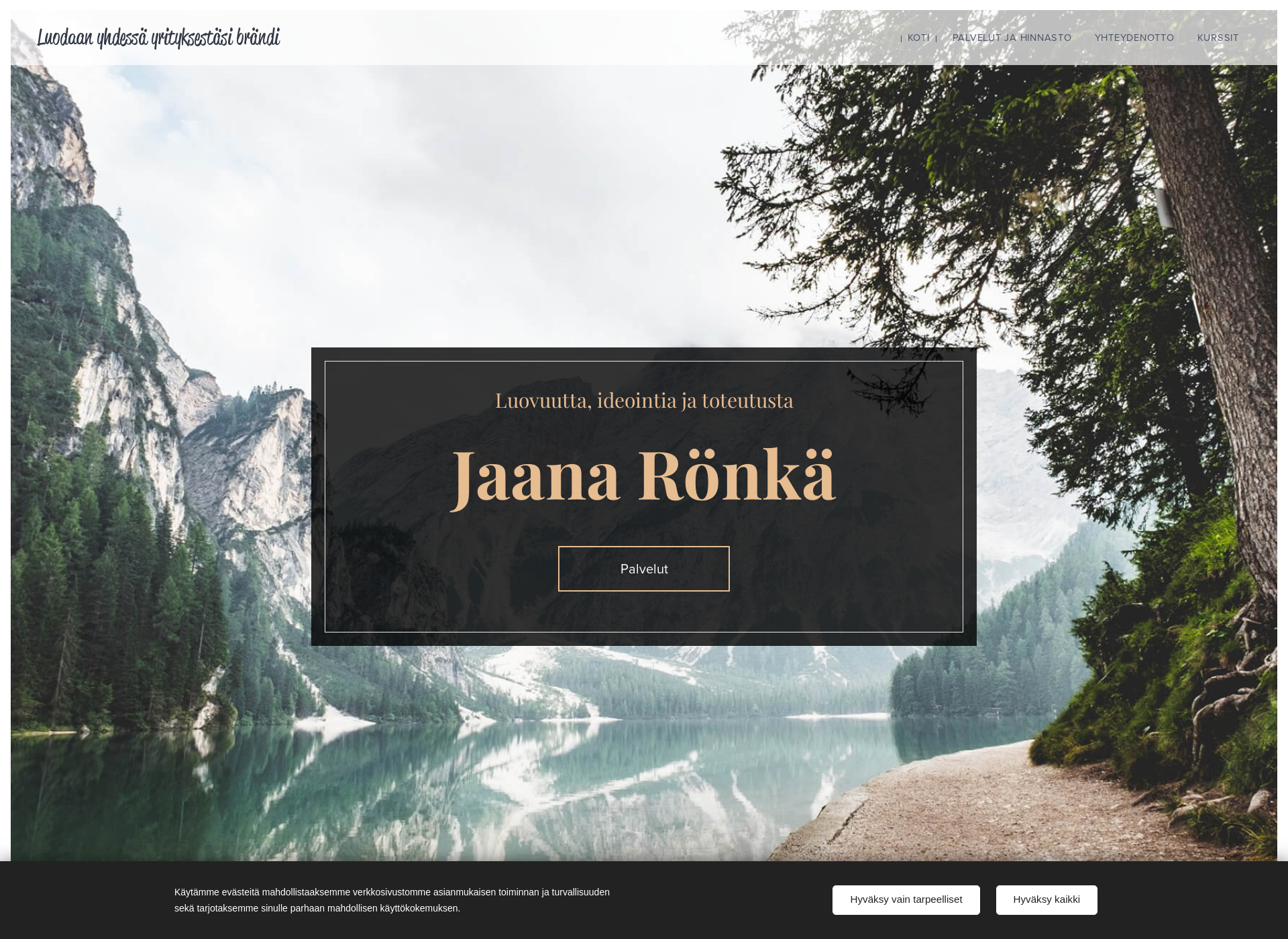 Screenshot for jaanaronka.fi