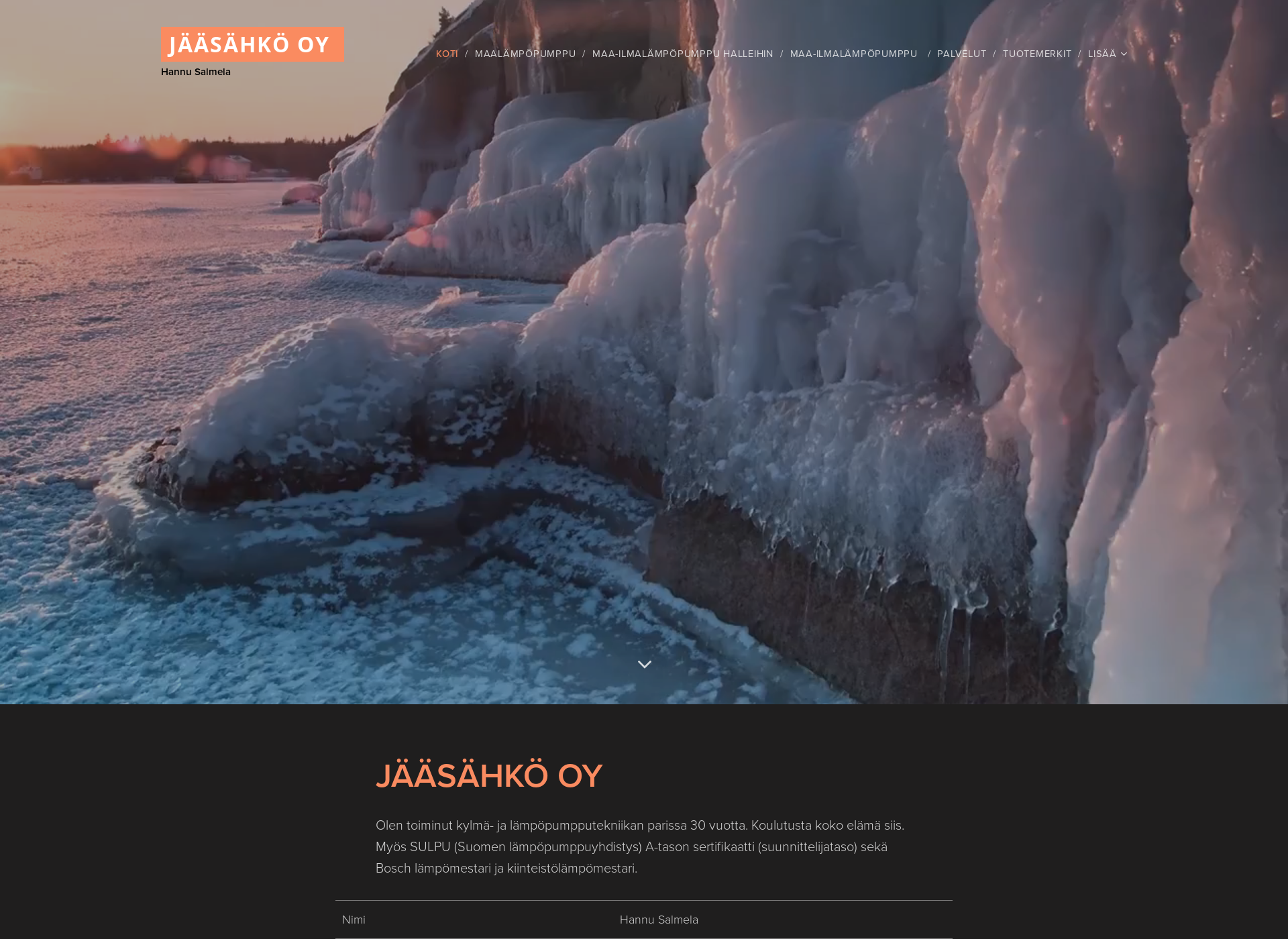 Screenshot for jaasahko.fi