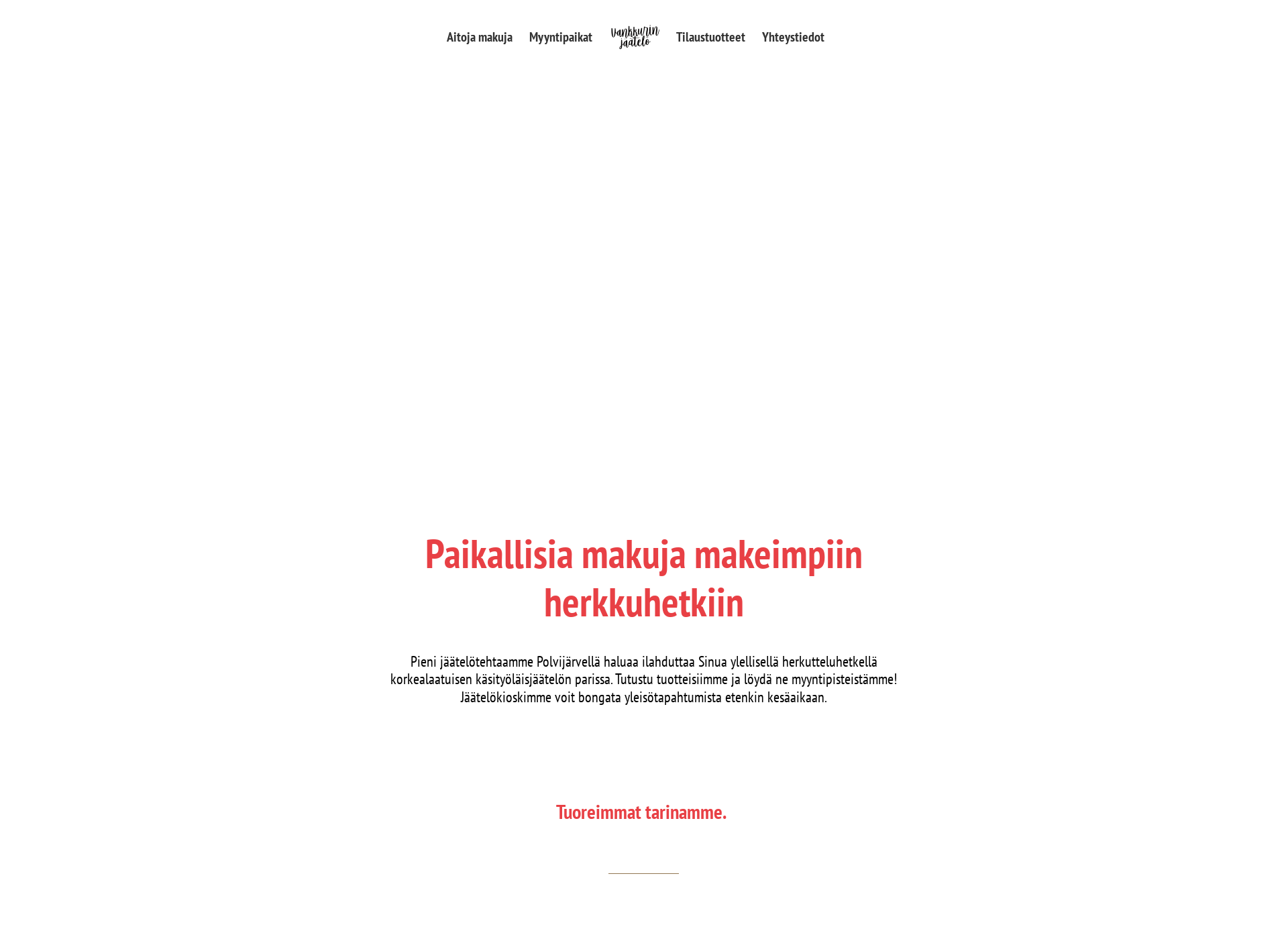 Screenshot for jaatelovankkuri.fi