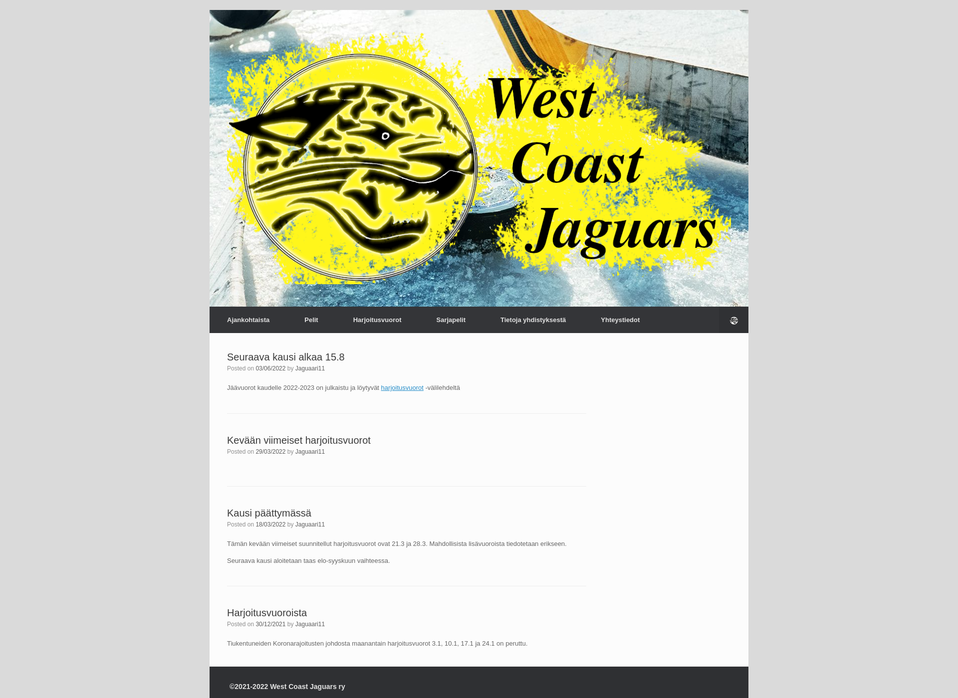 Screenshot for jaguars.fi