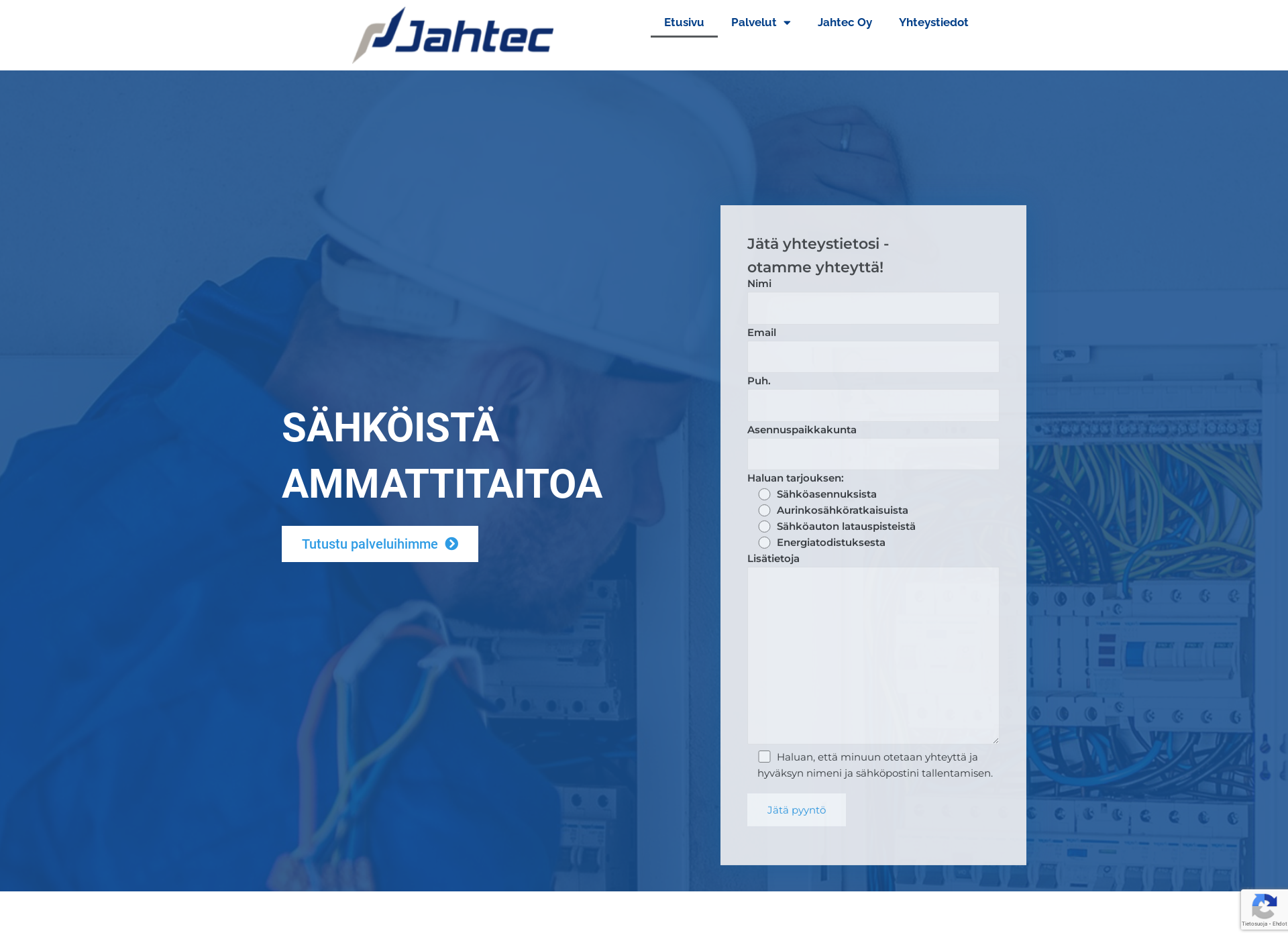 Screenshot for jahtec.fi