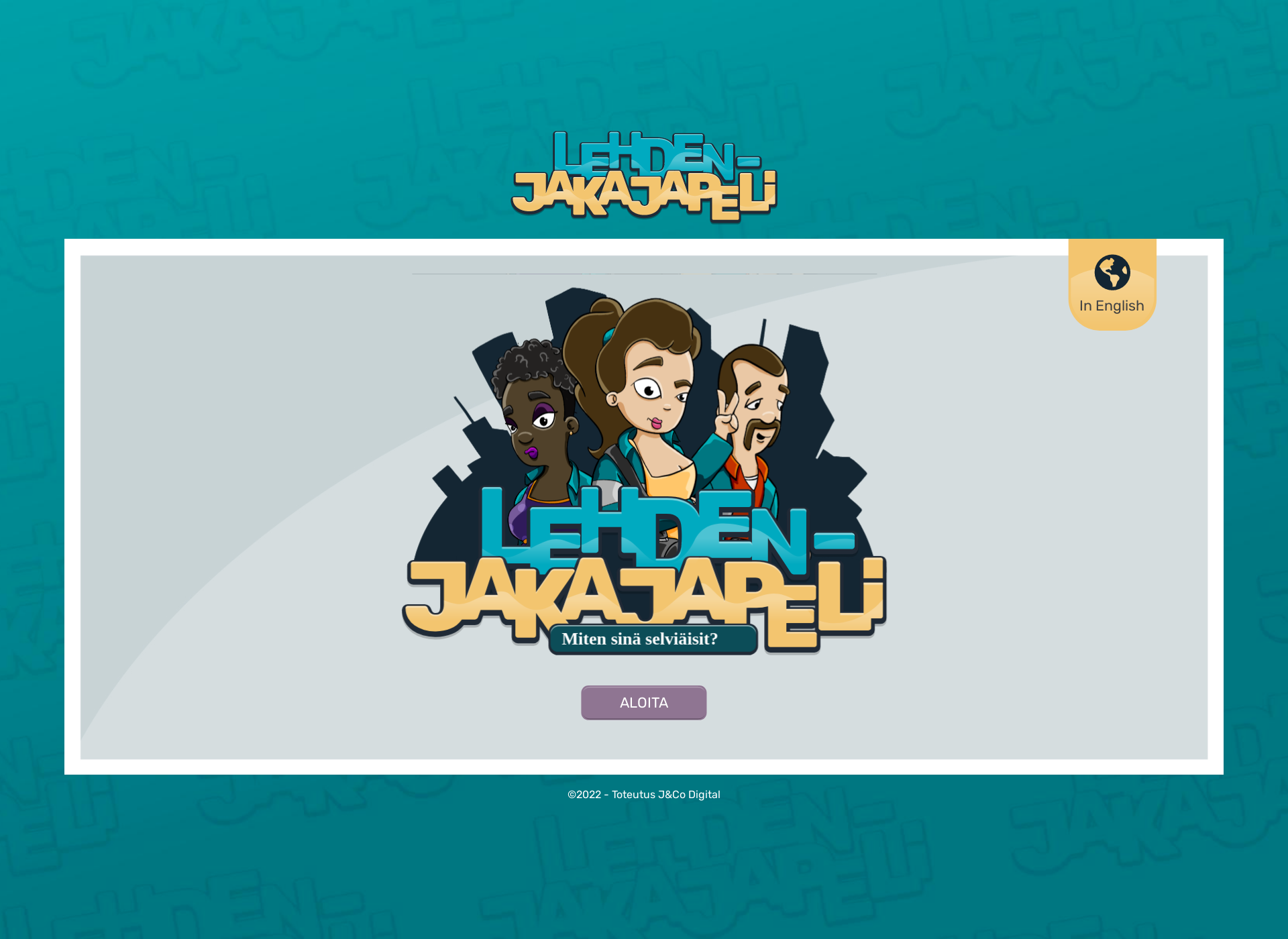 Screenshot for jakajapeli.fi