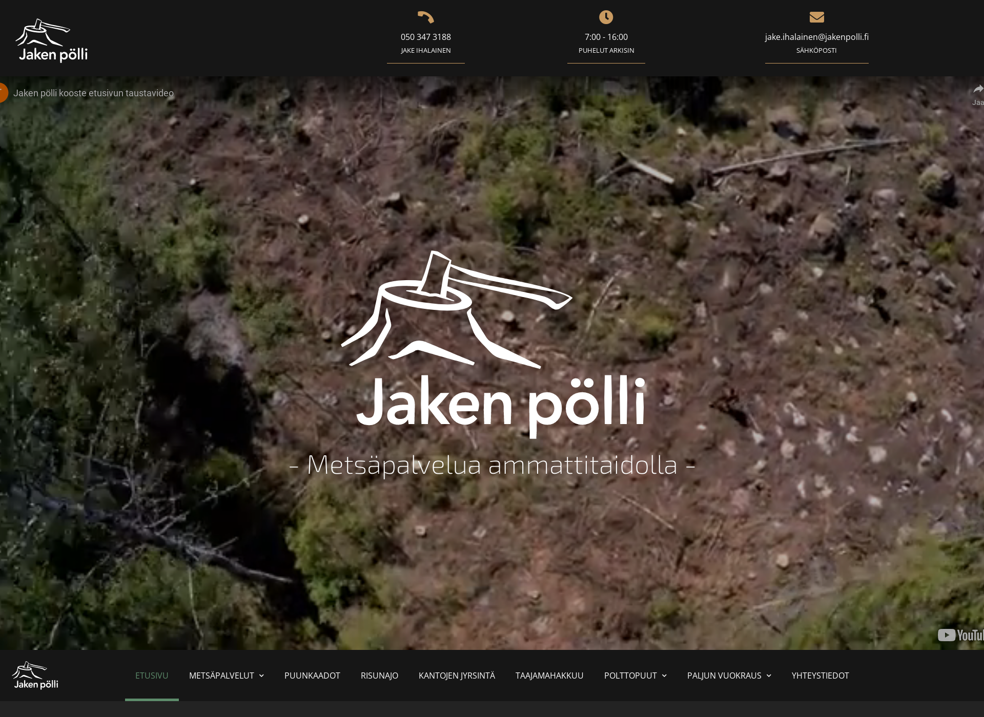 Screenshot for jakenpolli.fi