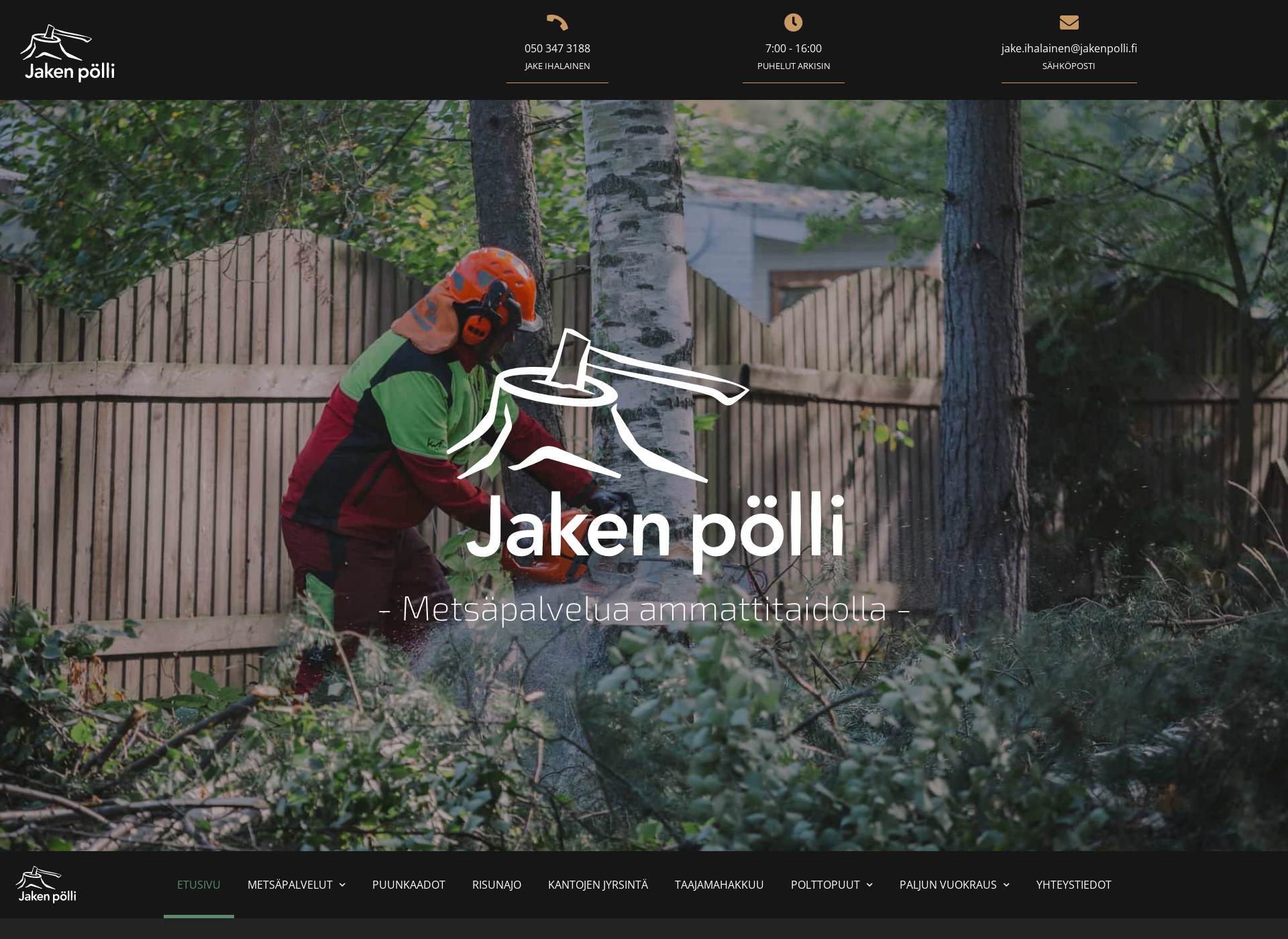Screenshot for jakenpölli.fi