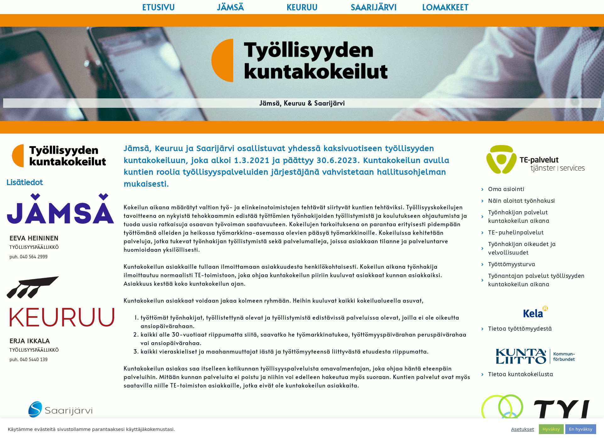Screenshot for jakesa.fi