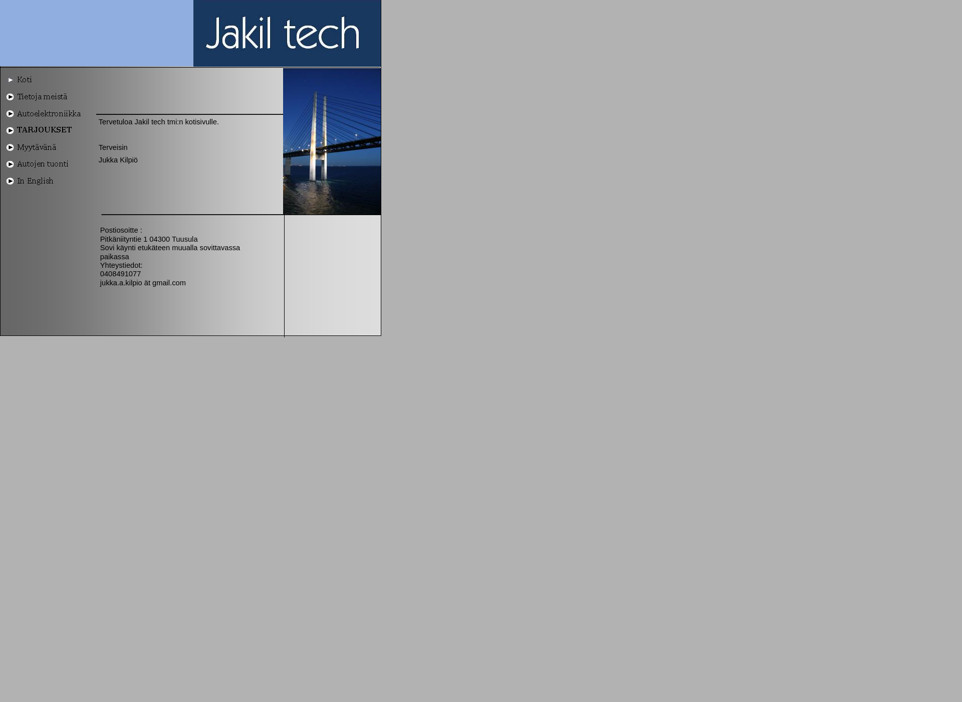 Screenshot for jakiltech.fi