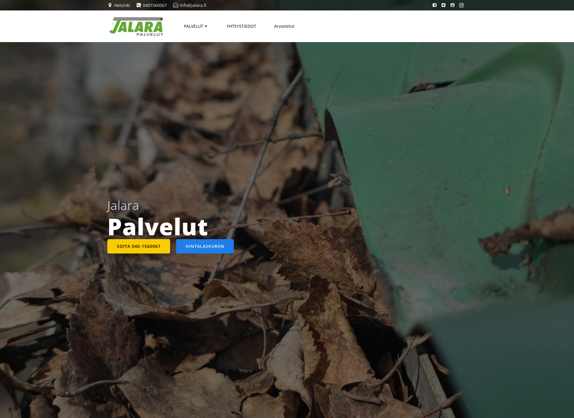 Screenshot for jalarapalvelut.fi