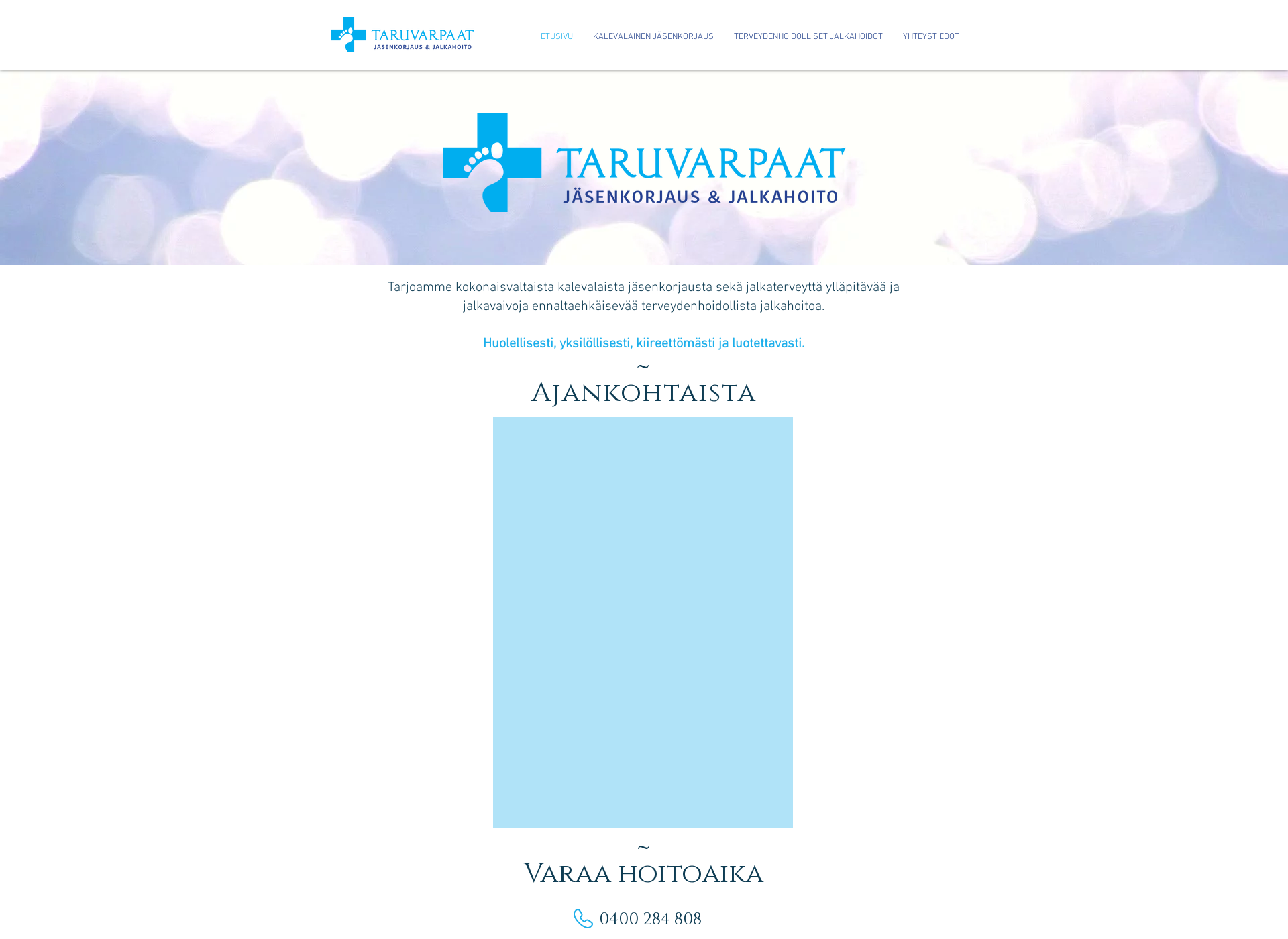 Screenshot for jalkahoitotaruvarpaat.fi