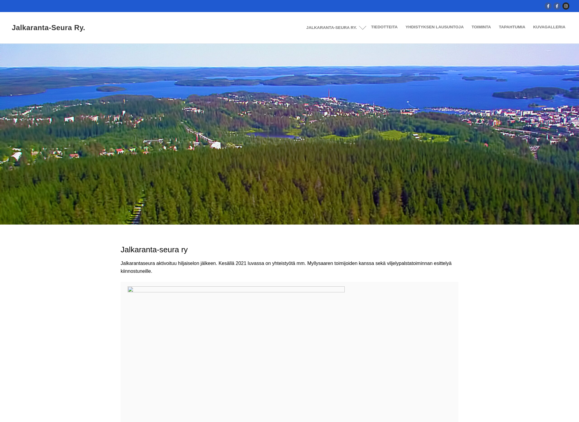 Screenshot for jalkaranta-seura.fi
