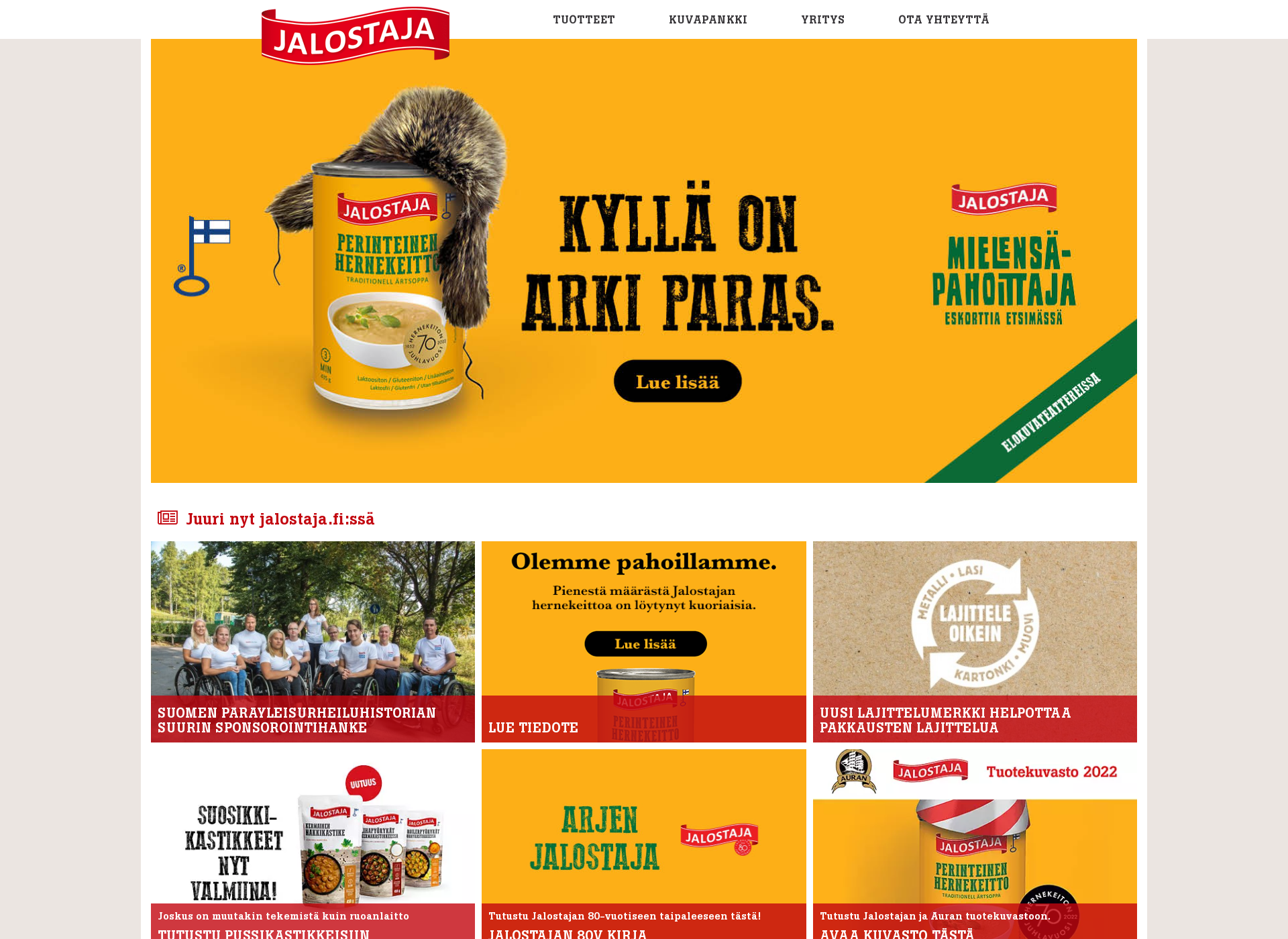 Screenshot for jalostaja.fi