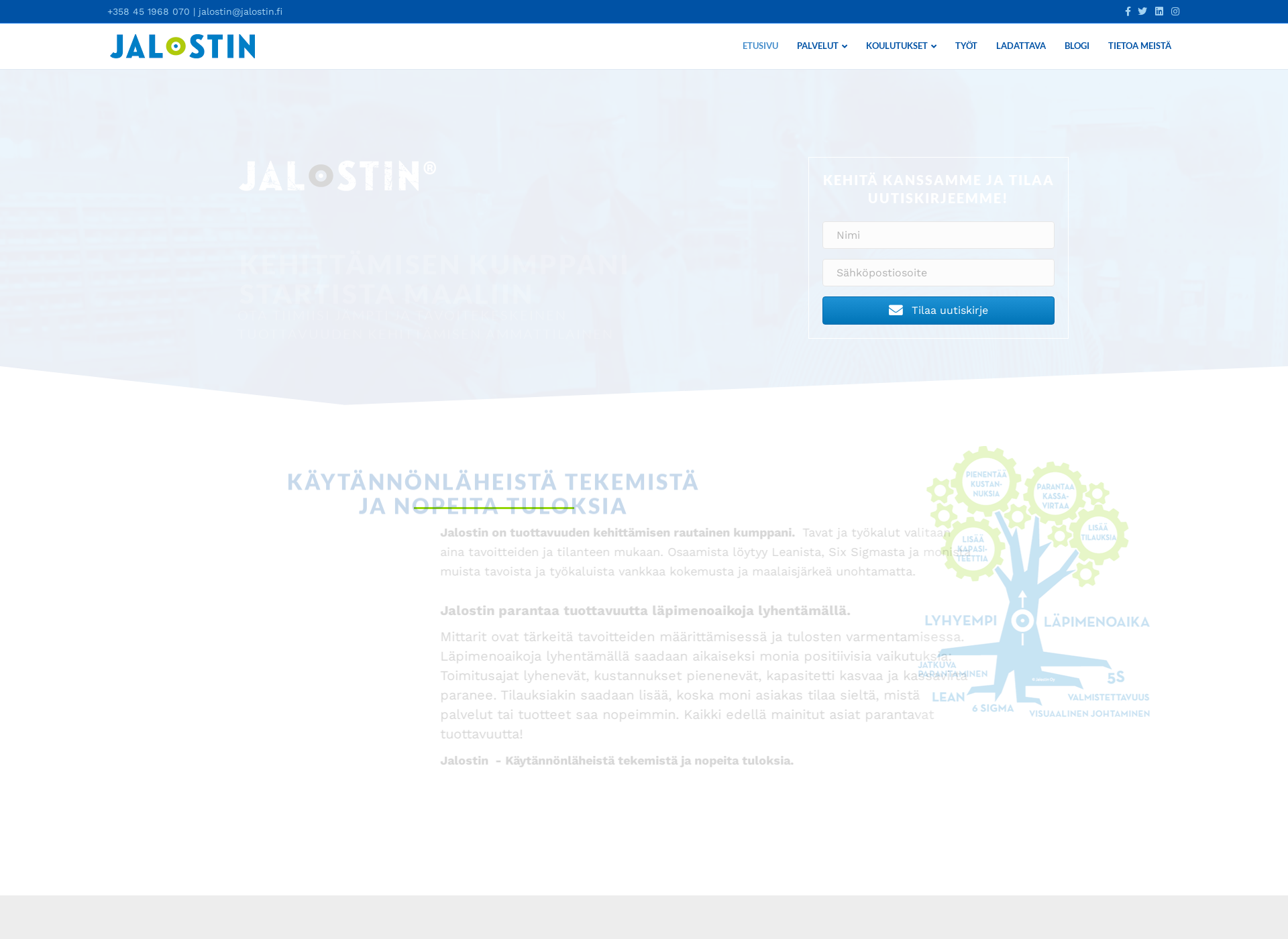 Screenshot for jalostin.fi