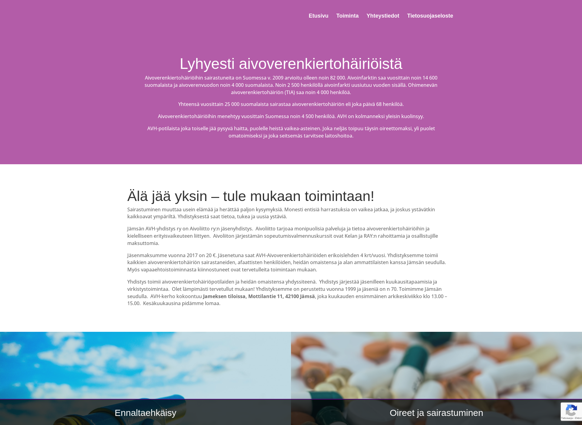 Screenshot for jamsanavh.fi