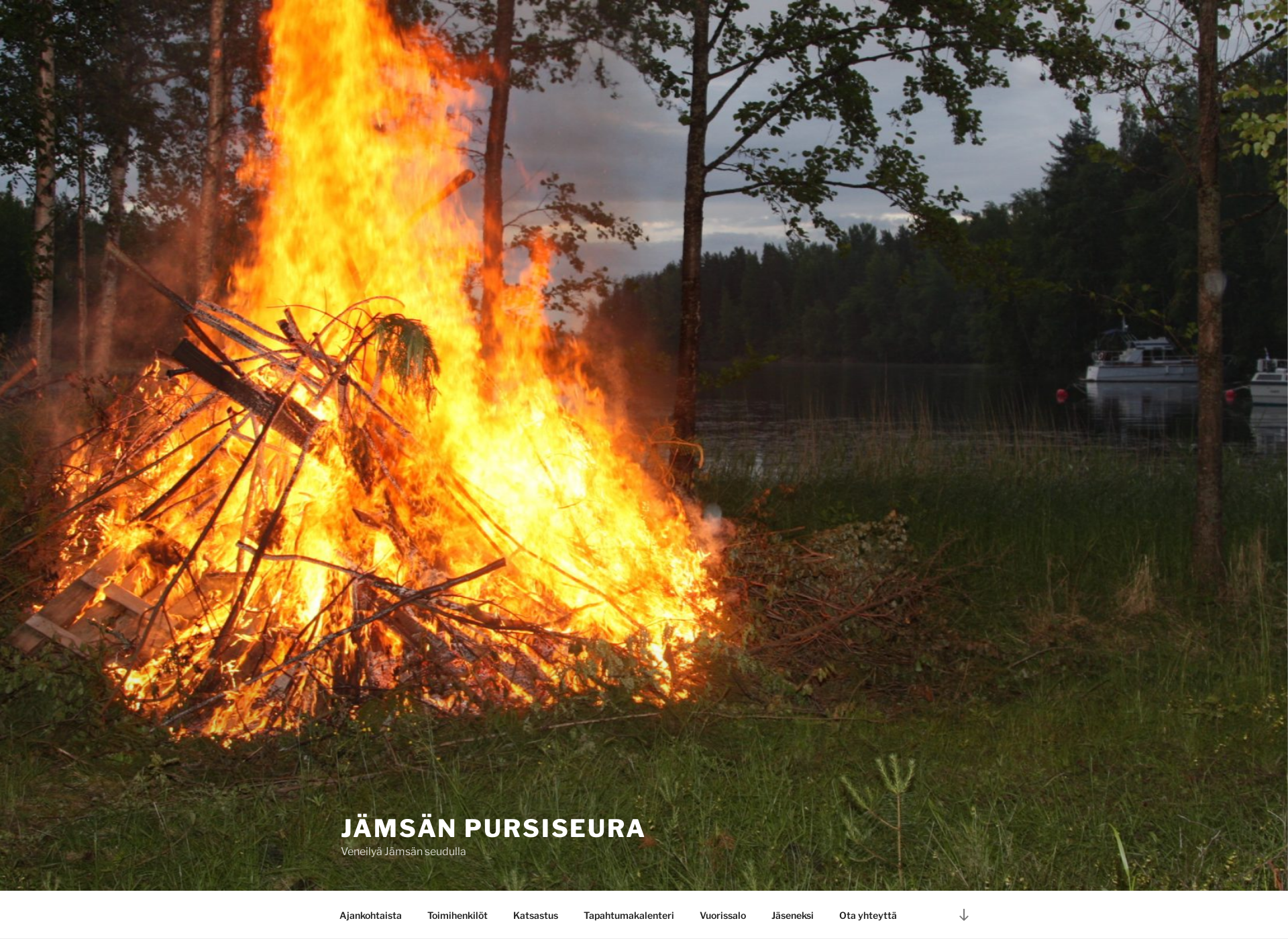 Skärmdump för jamsanpursiseura.fi