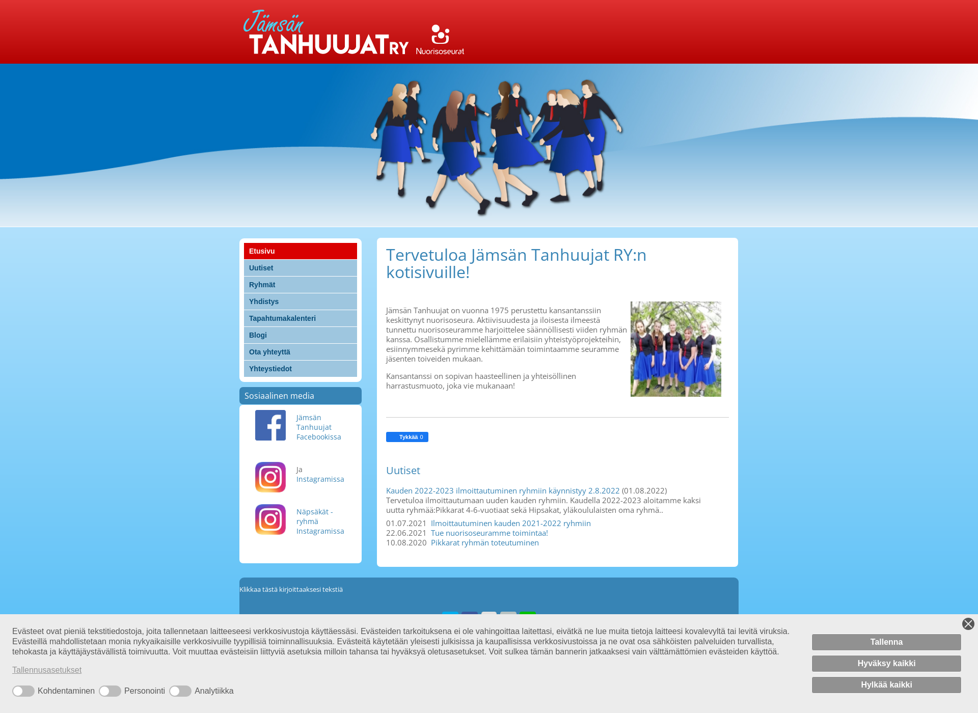 Screenshot for jamsantanhuujat.fi