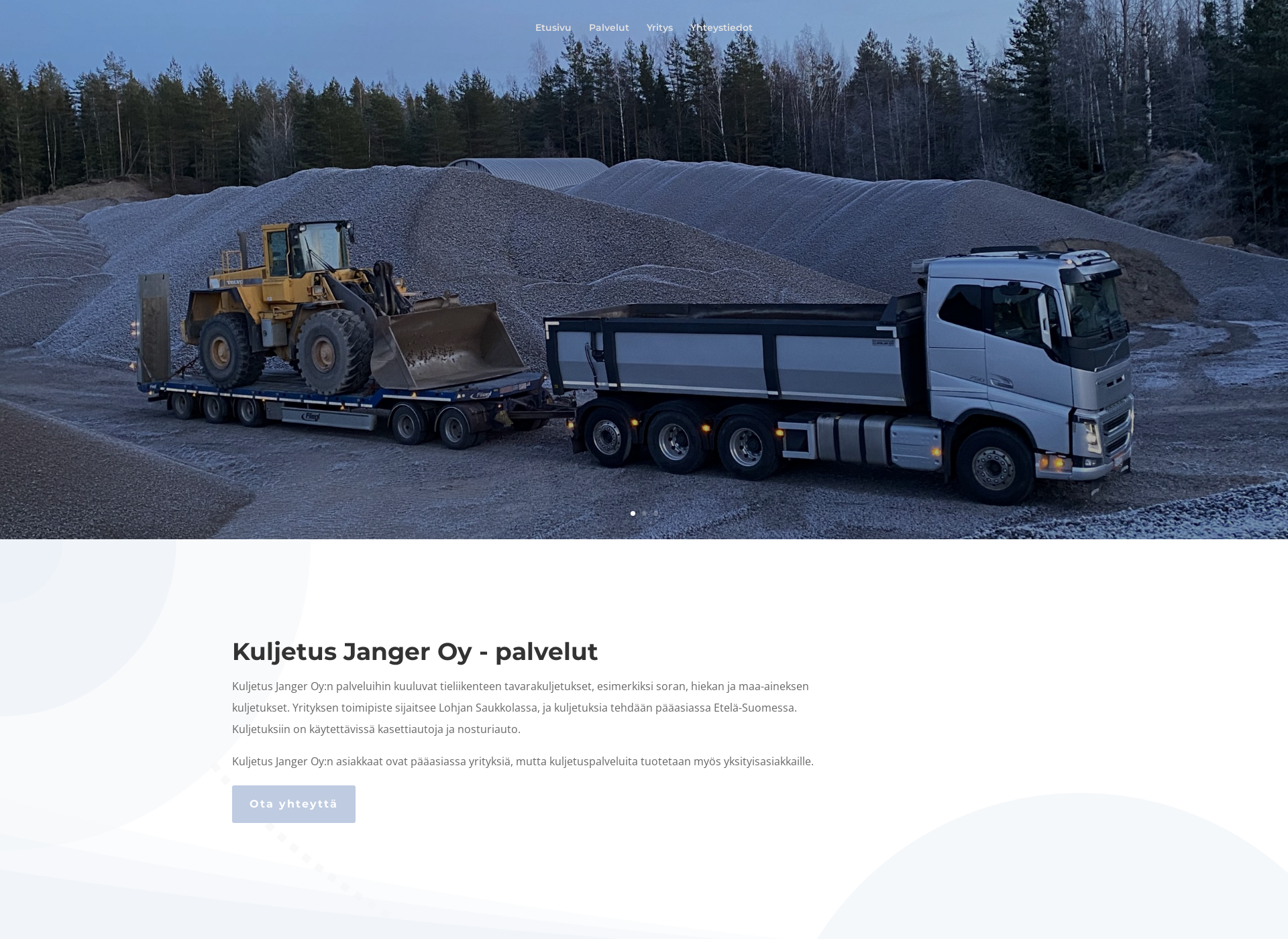 Screenshot for janger.fi