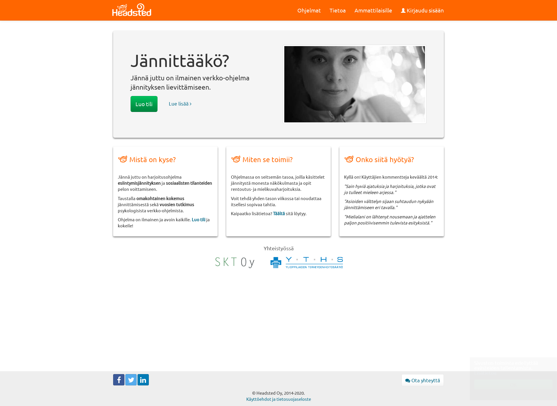 Screenshot for jannajuttu.fi